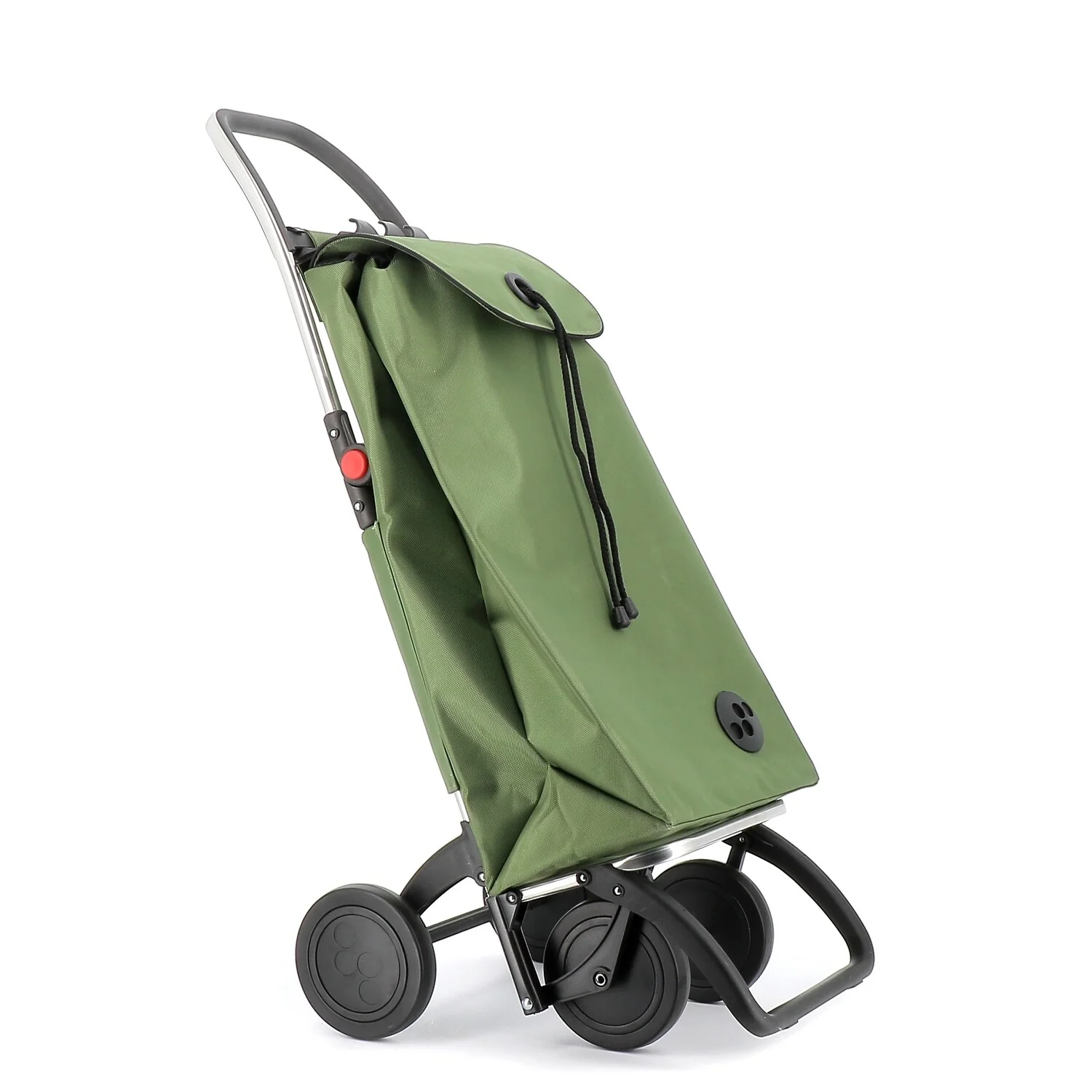 Rolser I-Max MF 4 Wheel Foldable Shopping Trolley - 15.35 in. W x 41.34 in. H x 12.6 in. D