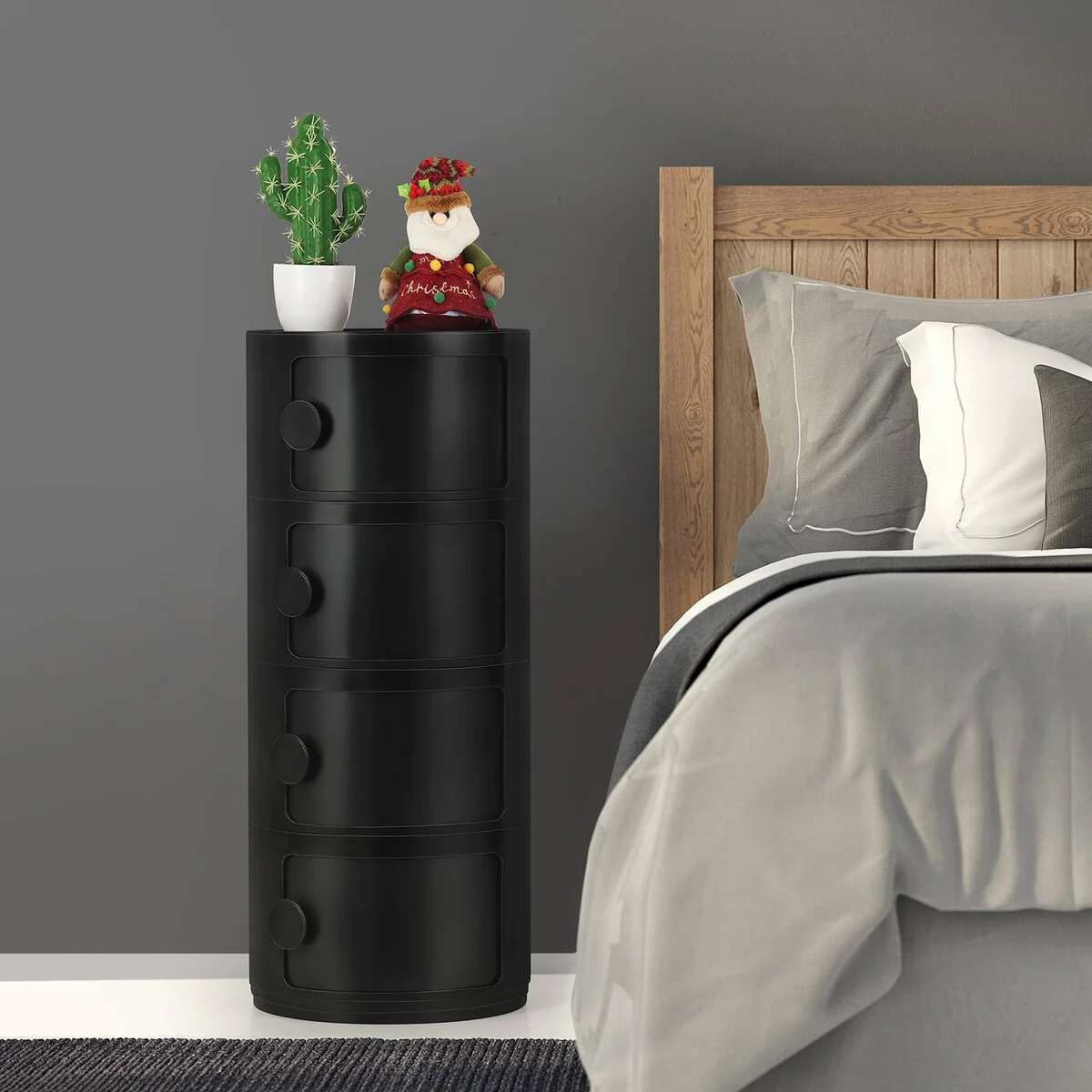ABS Multifunction Storage Table Stackable Detachable Organizer