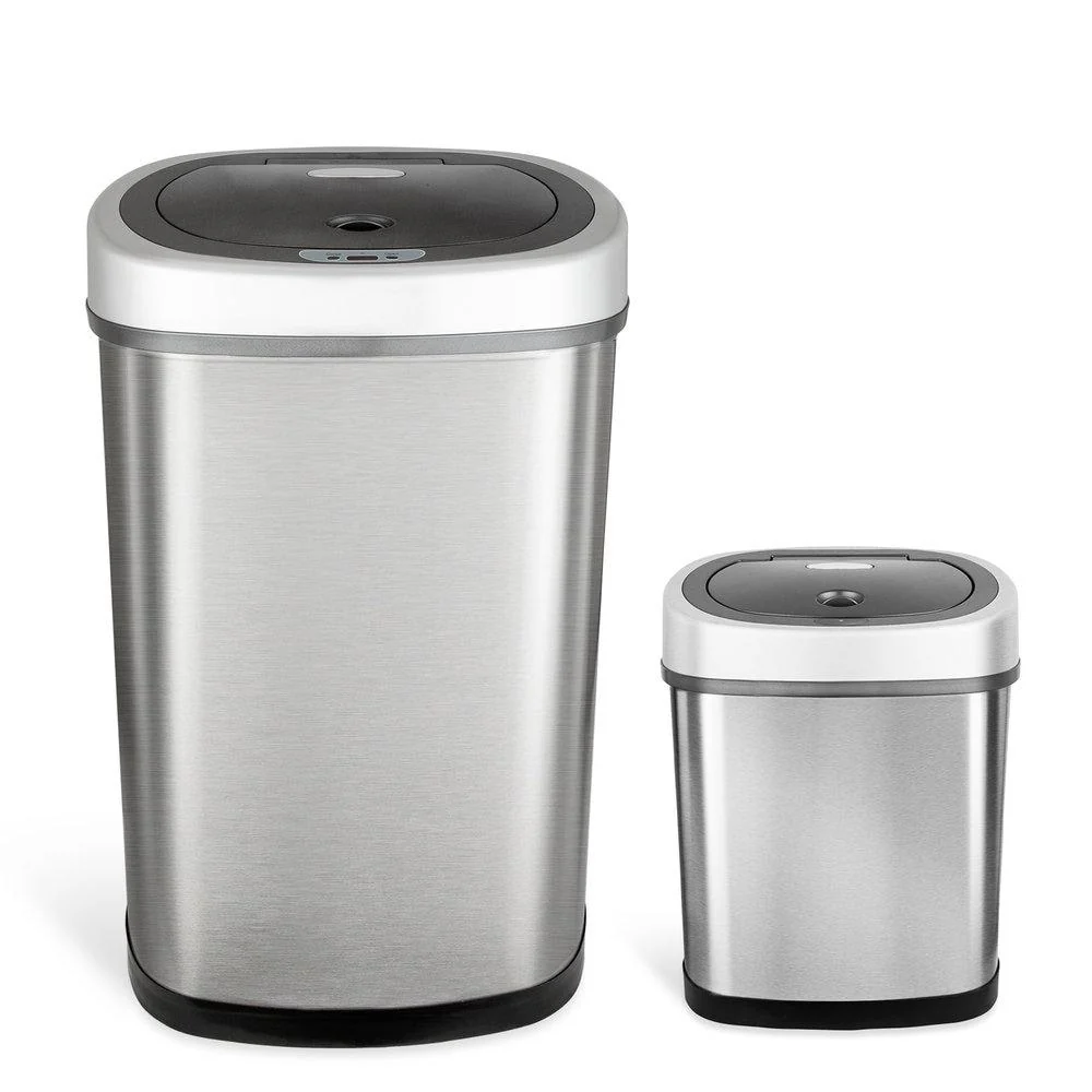 NINESTARS Motion Sensor Trash Can Combo CB-DZT-50-9/12-9