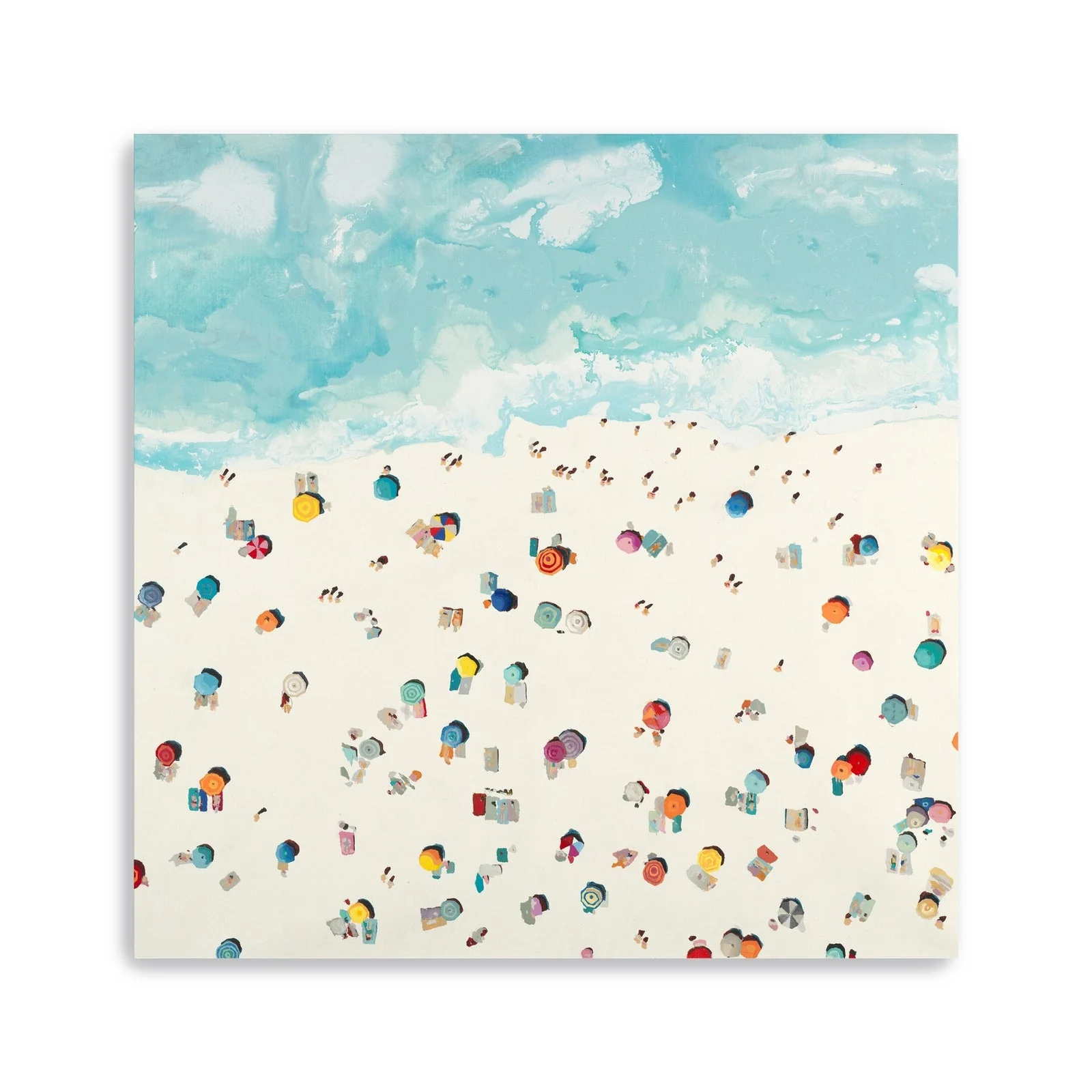 Beach Days Canvas Giclee Wall Art