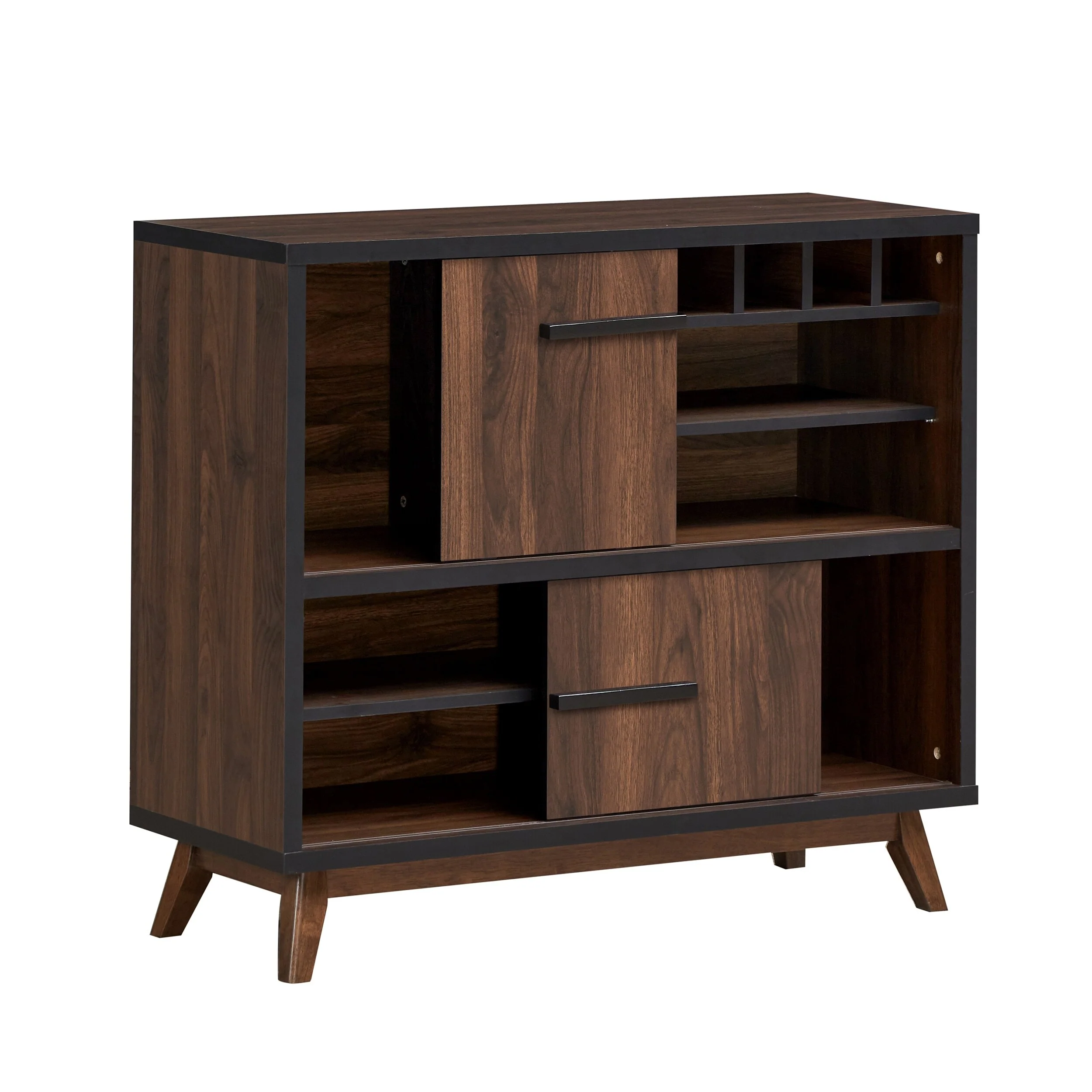 Hurlbut Wooden 6 Bottle Wine Cabinet by Christopher Knight Home