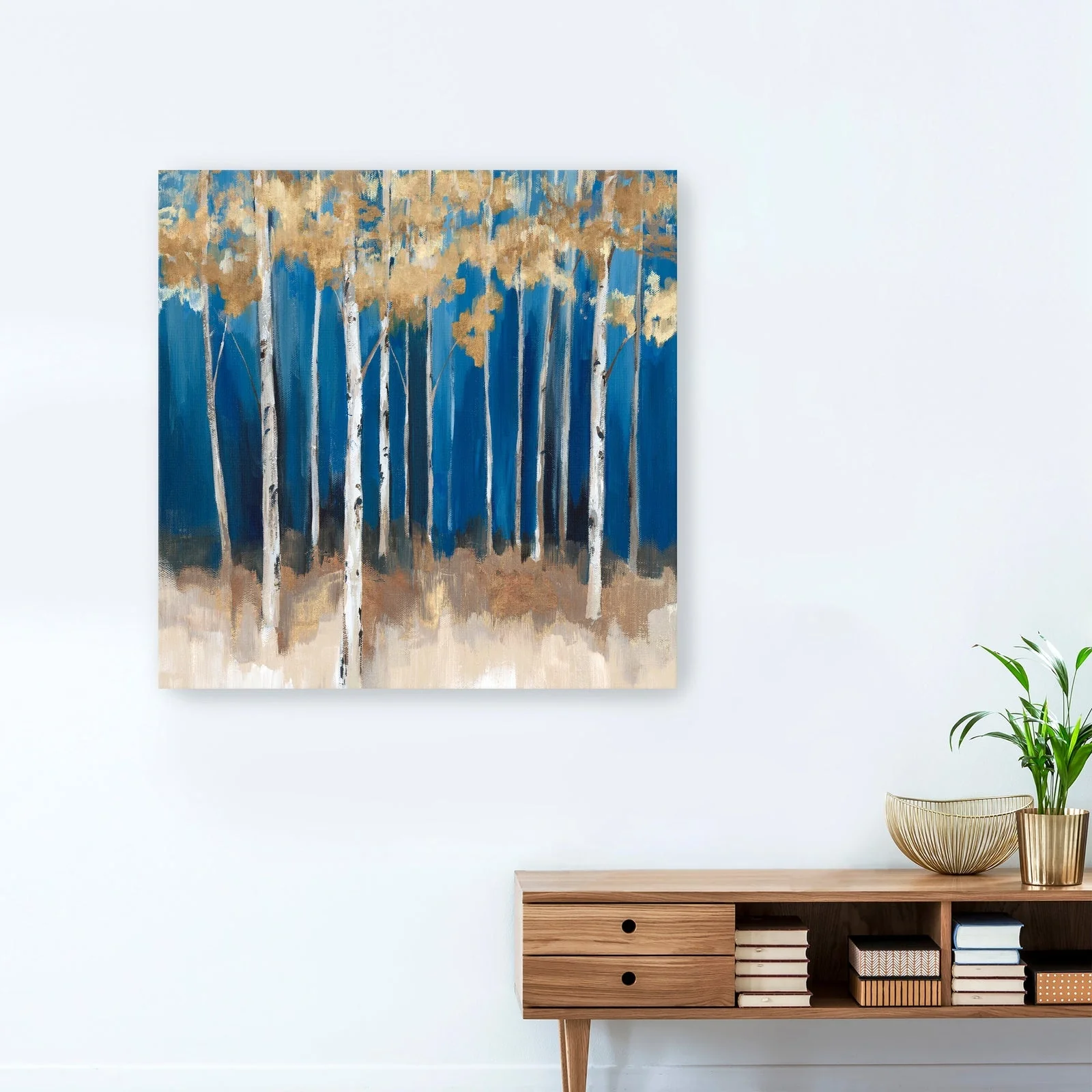 Midnight Indigo Canvas Giclee Wall Art