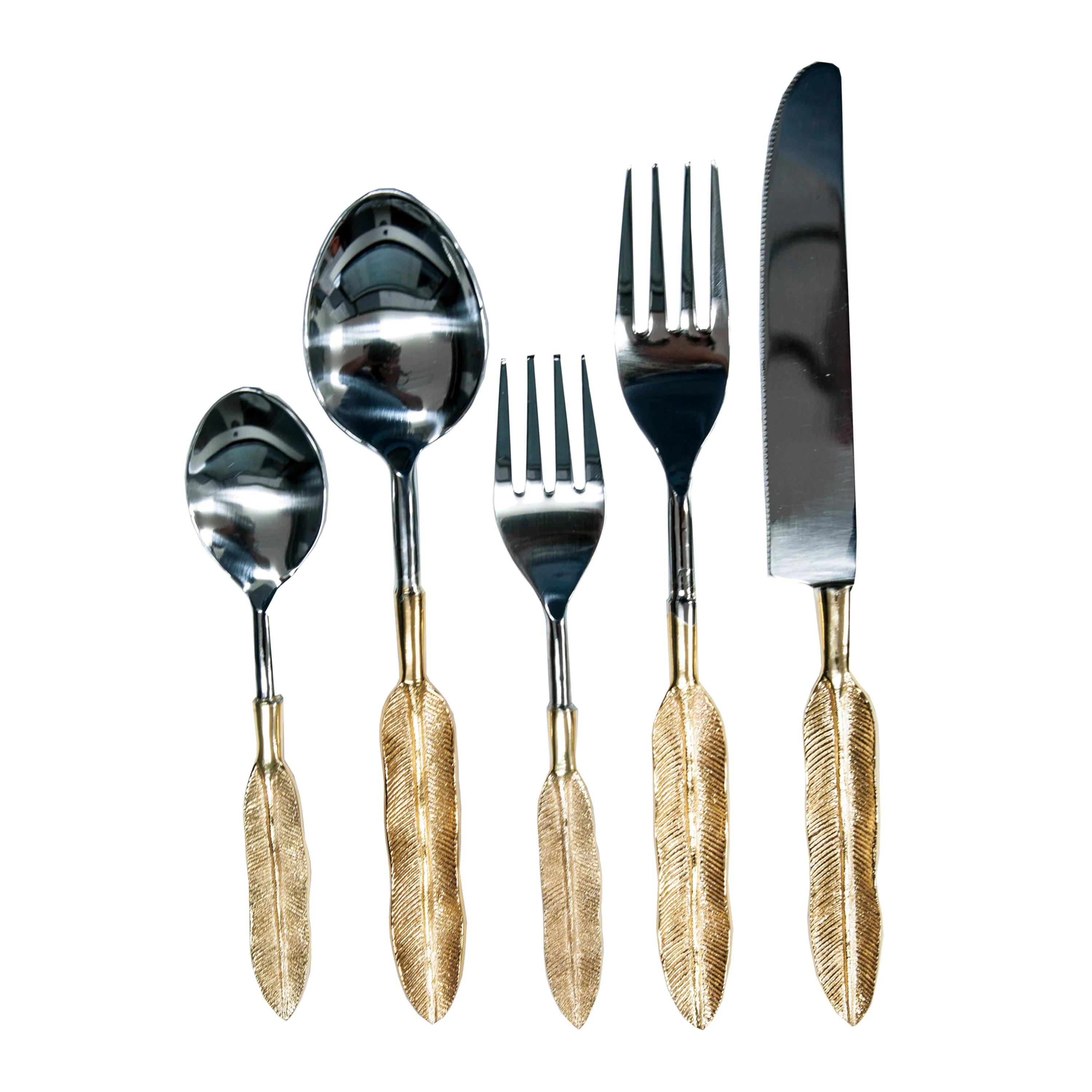 Feather Flatware Place Setting
