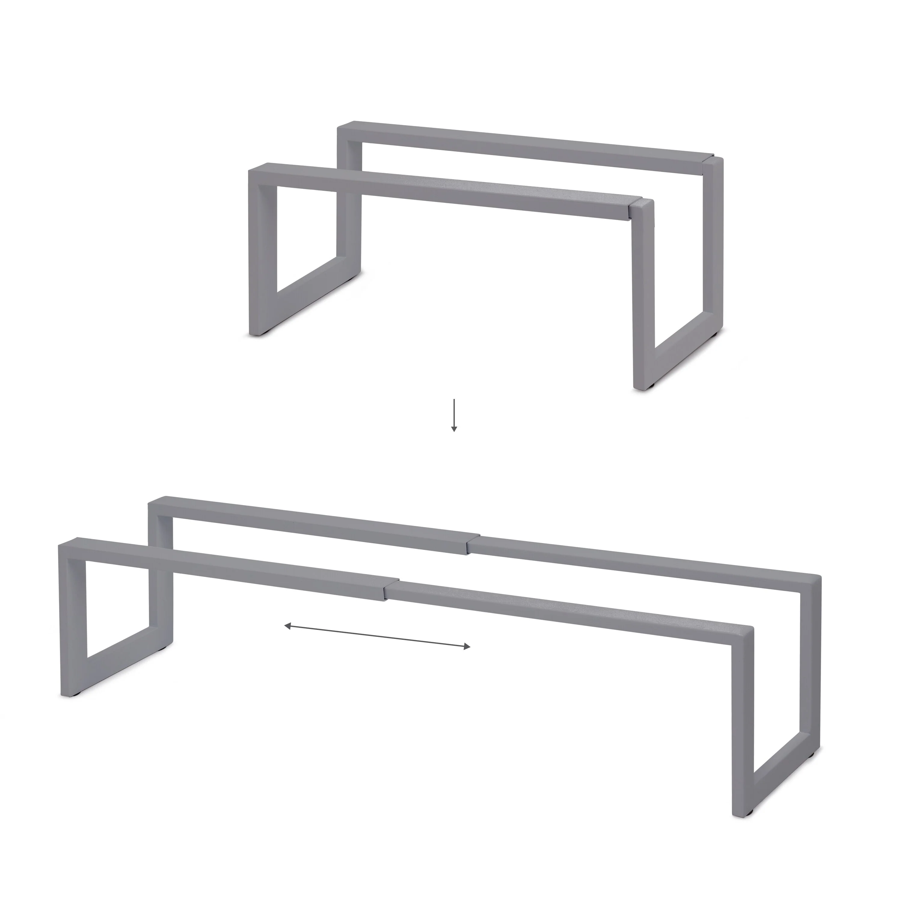 Qualiazero Heavy Duty Steel Expandable Shoe Rack