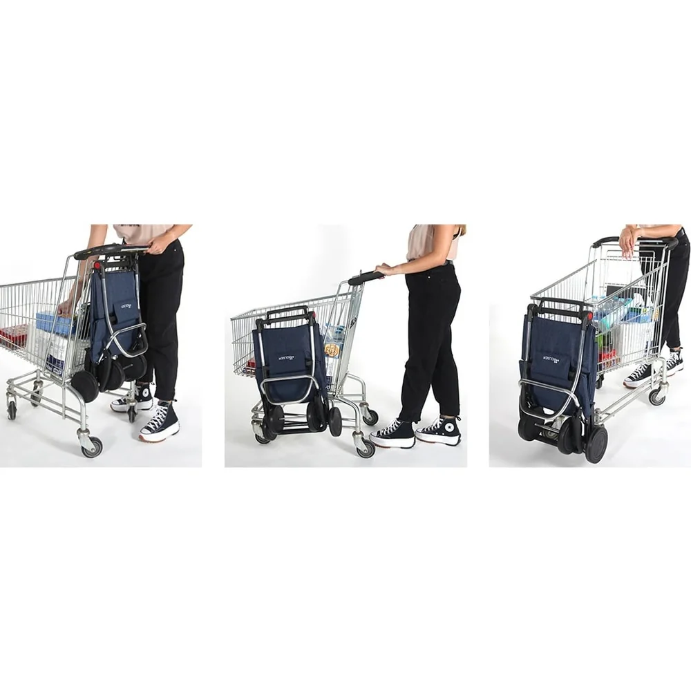 Rolser I-Max MF 4 Wheels 2 Swivelling Foldable Shopping Trolley - 41.34