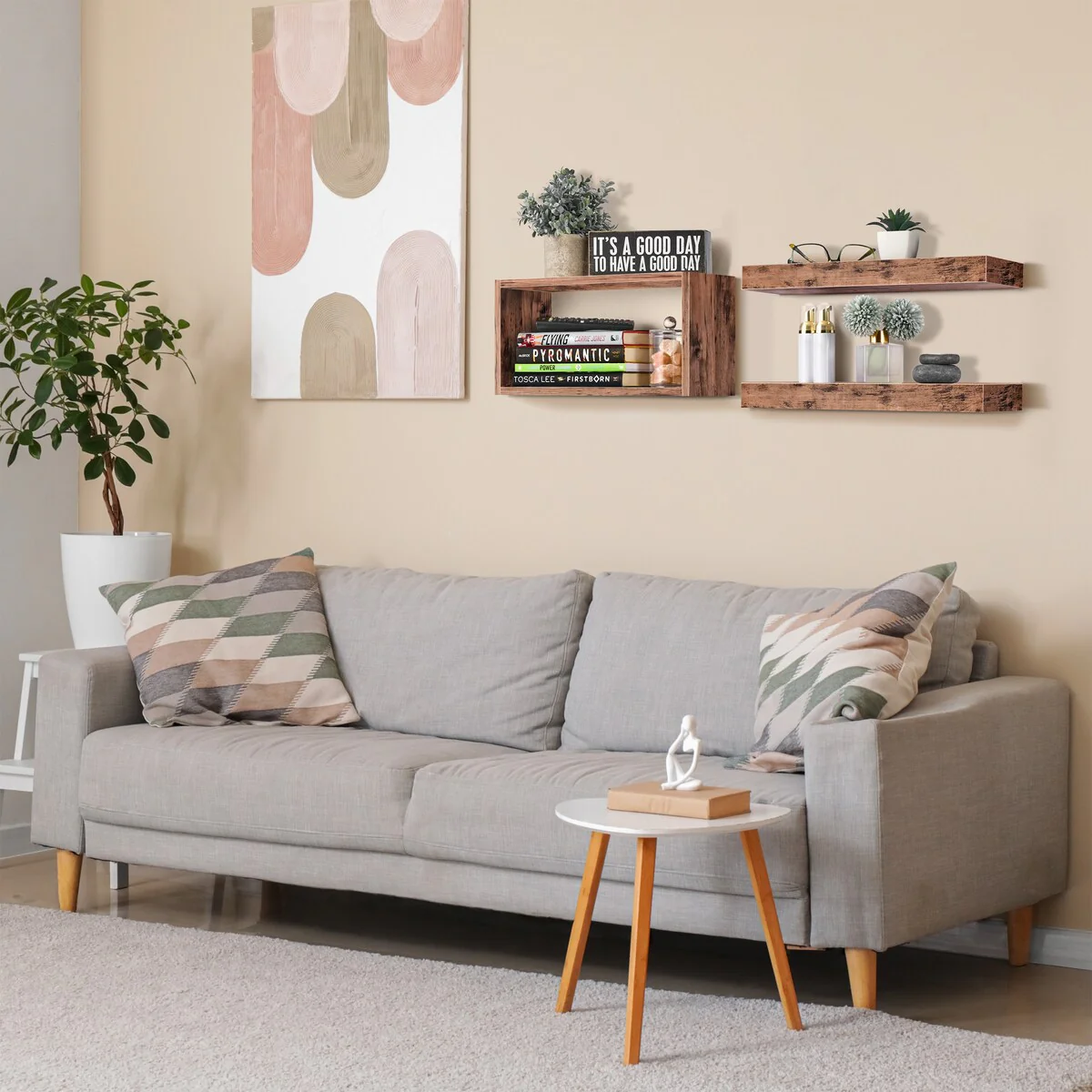 Sorbus Floating Shelves for Wall Set of 3 - 16