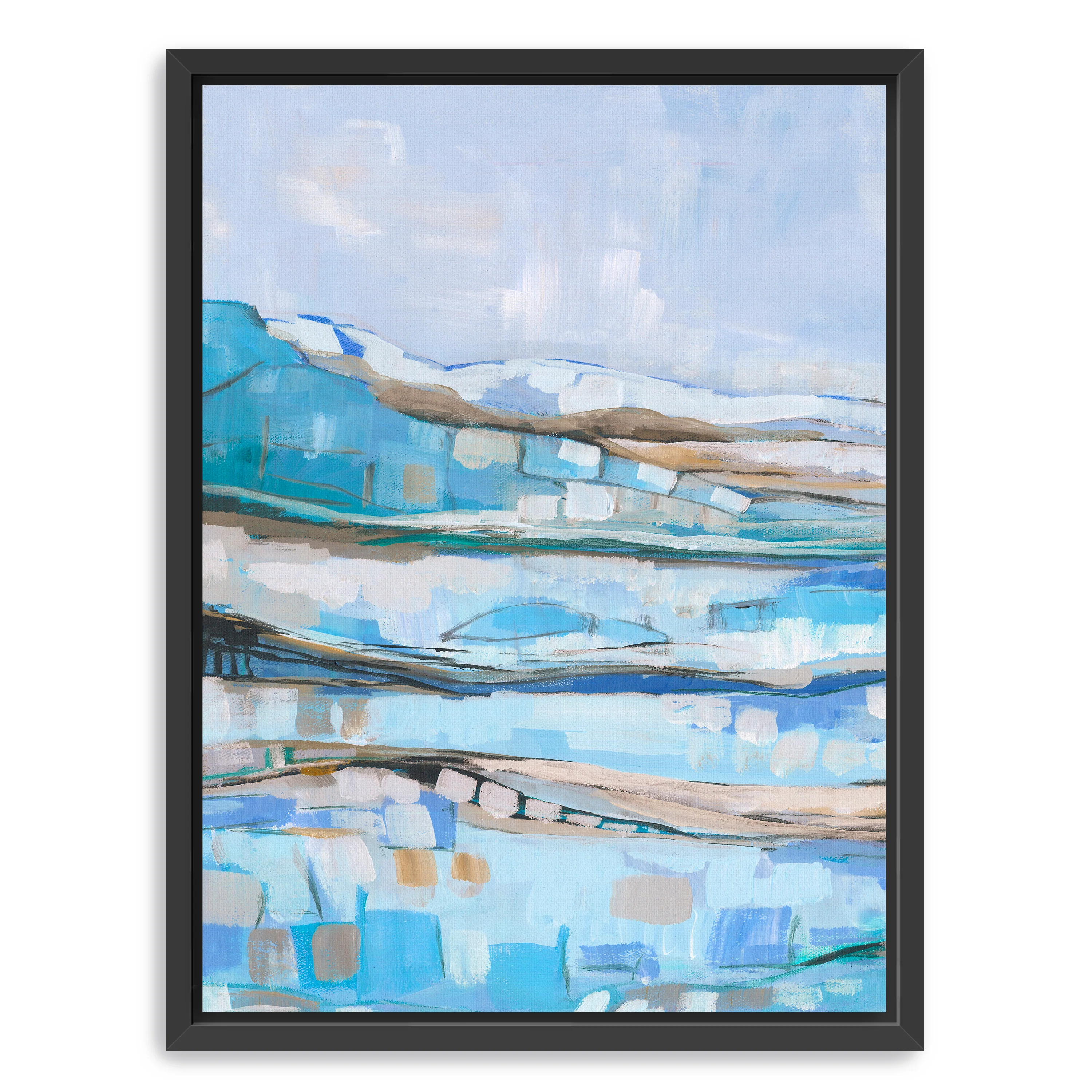 Abstract Echoes I Canvas Giclee