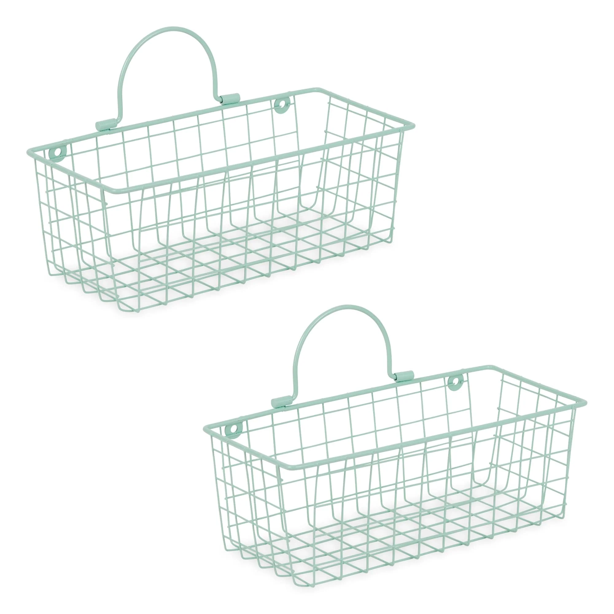 DII Wire Wall Basket(Set of 2) Grey