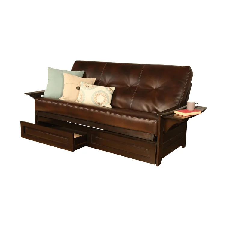 Stratford Full Futon and Mattress with Drawer Set