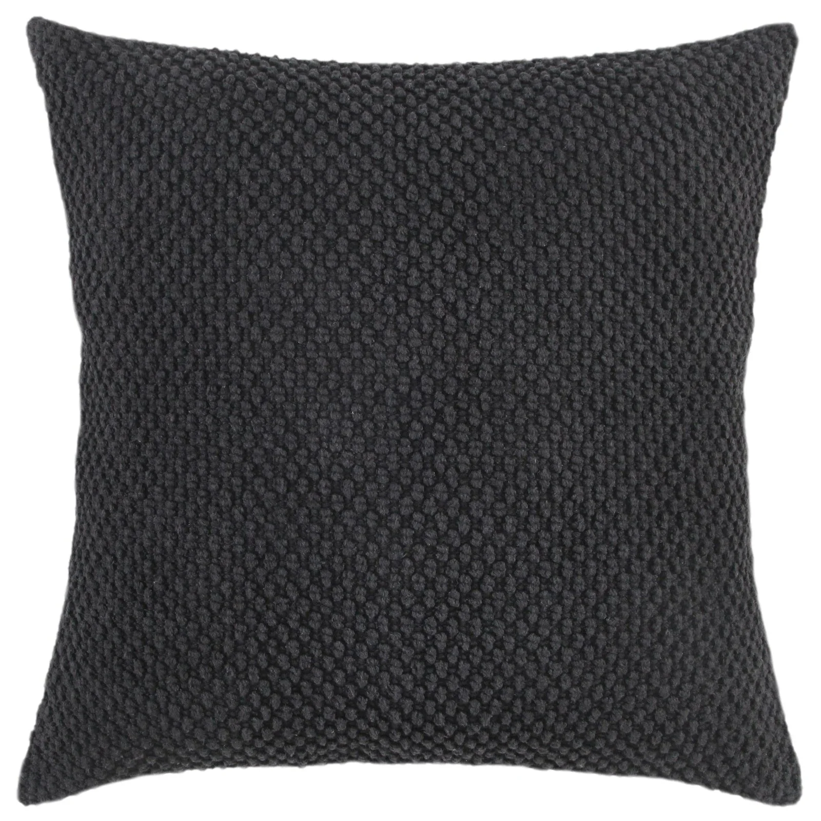 Woven Cotton Solid Decorative Throw Pillow