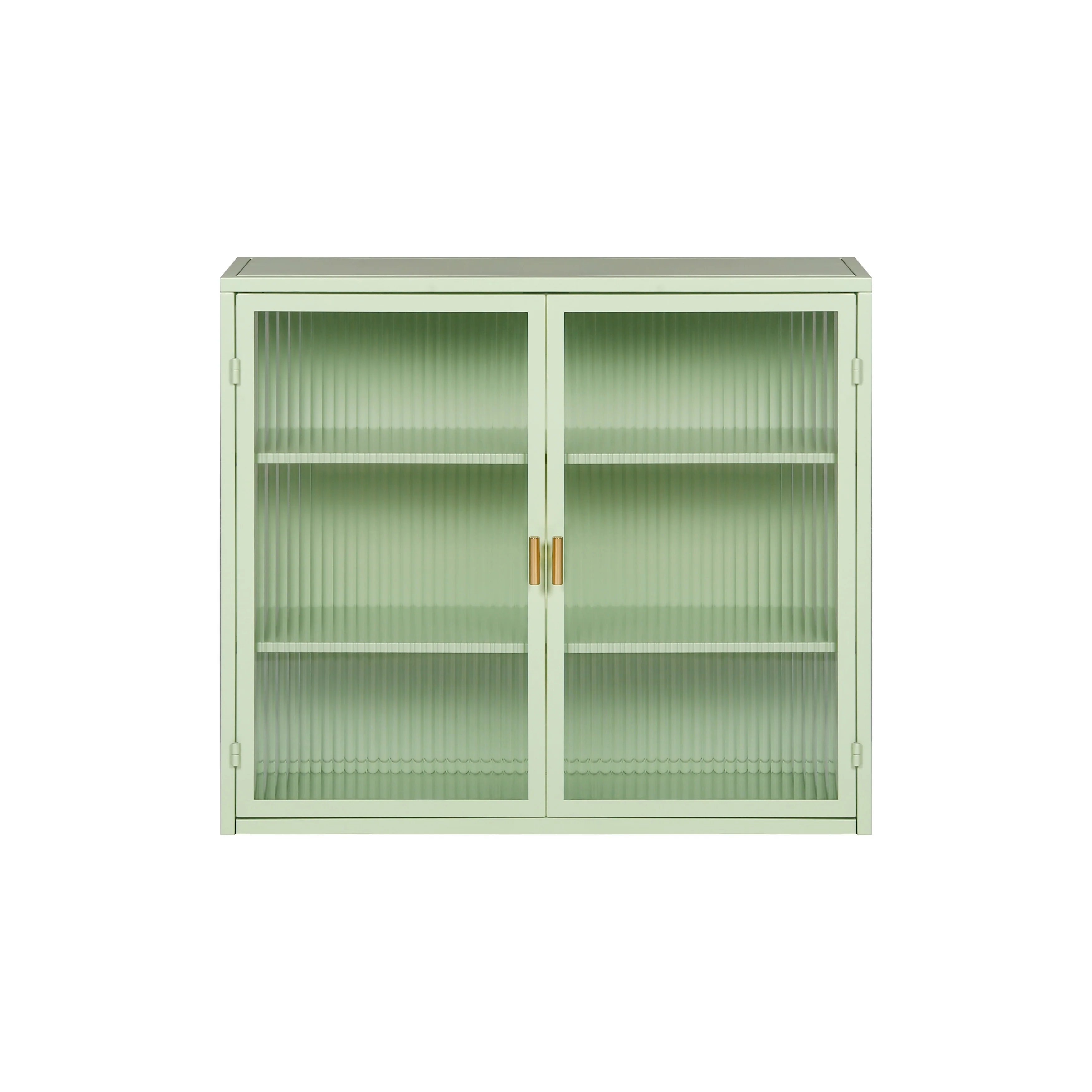 Retro Style Glass Door Wall Cabinet