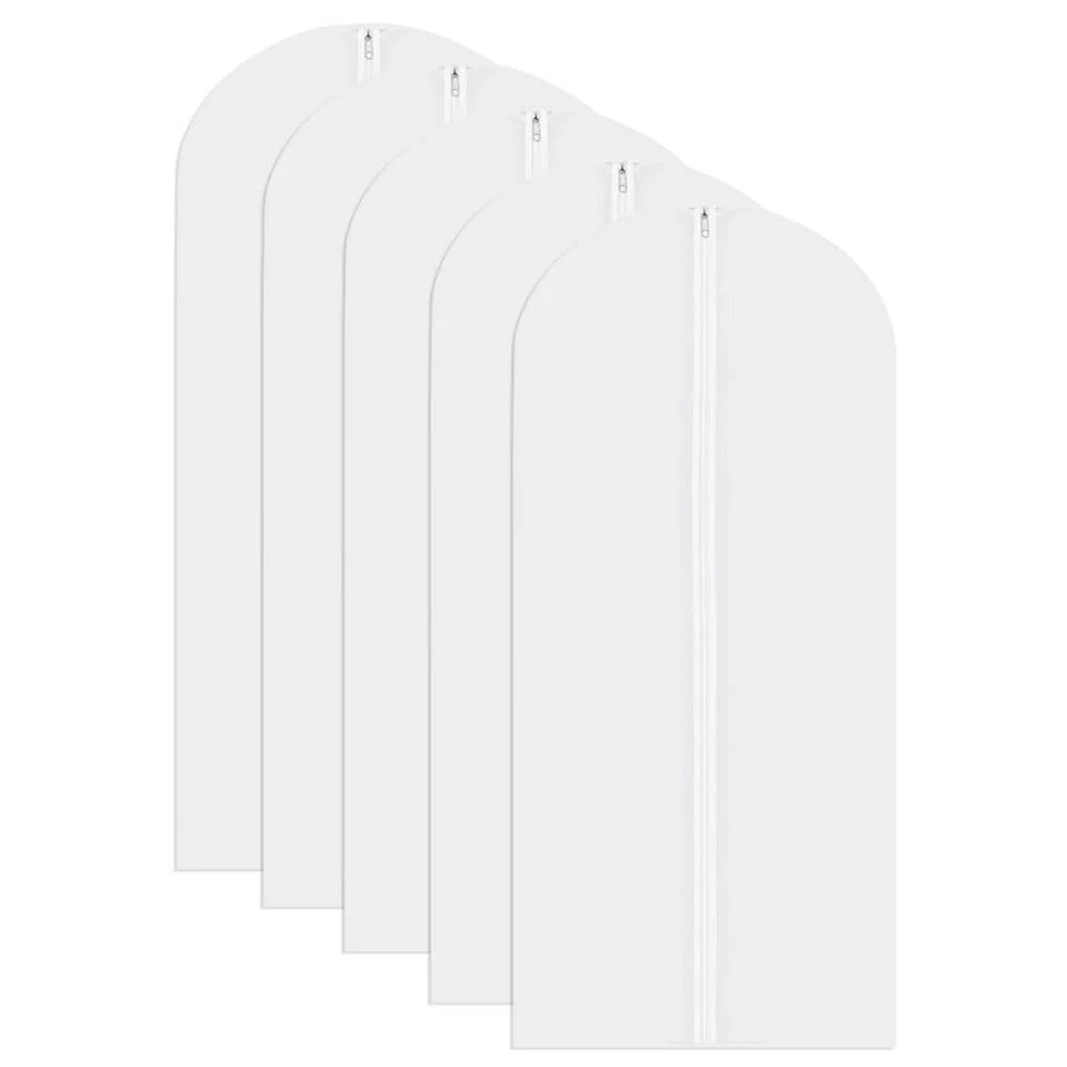 Clear Full-Zip Suit Dress Storage Cover