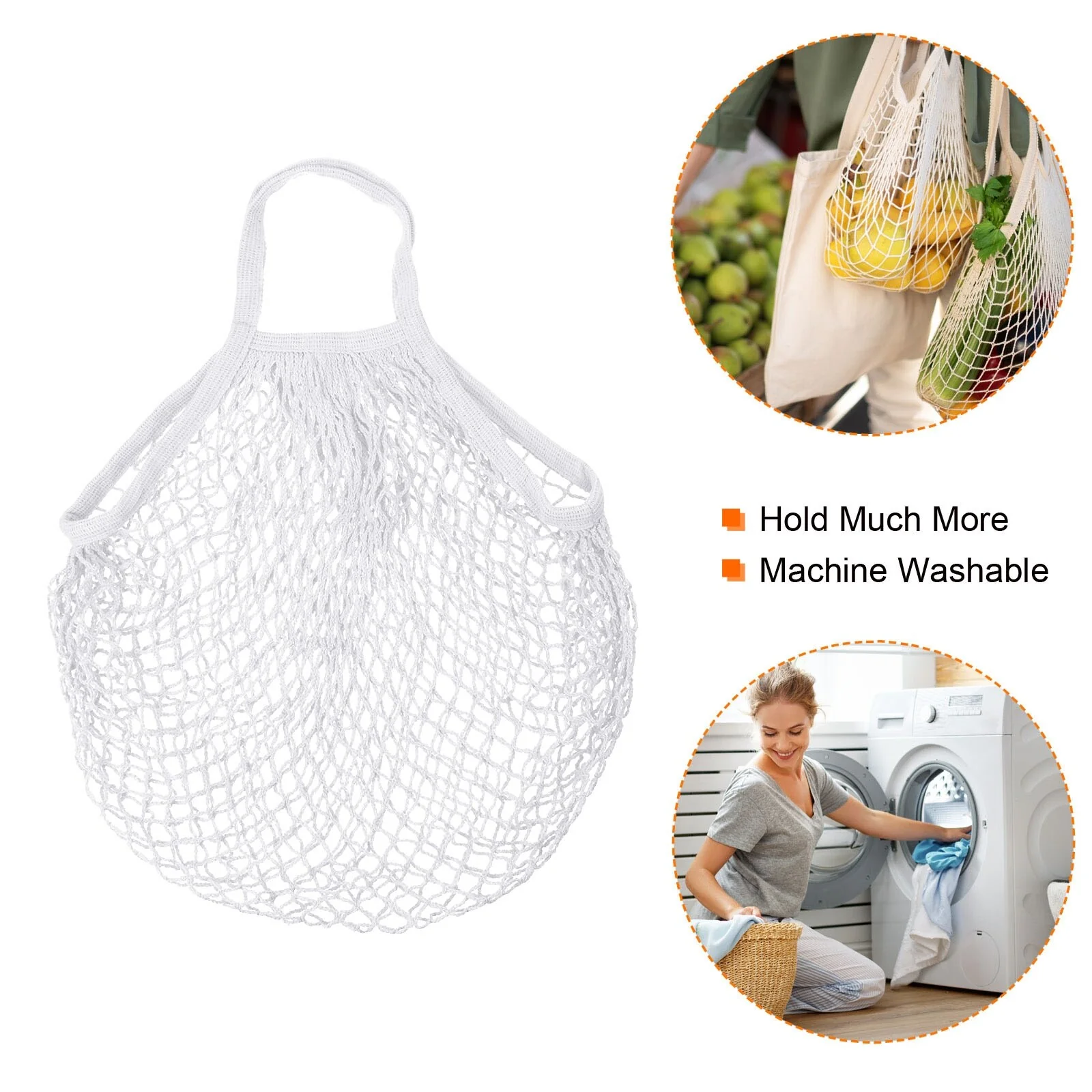 Cotton Mesh Bag, 15x13.8