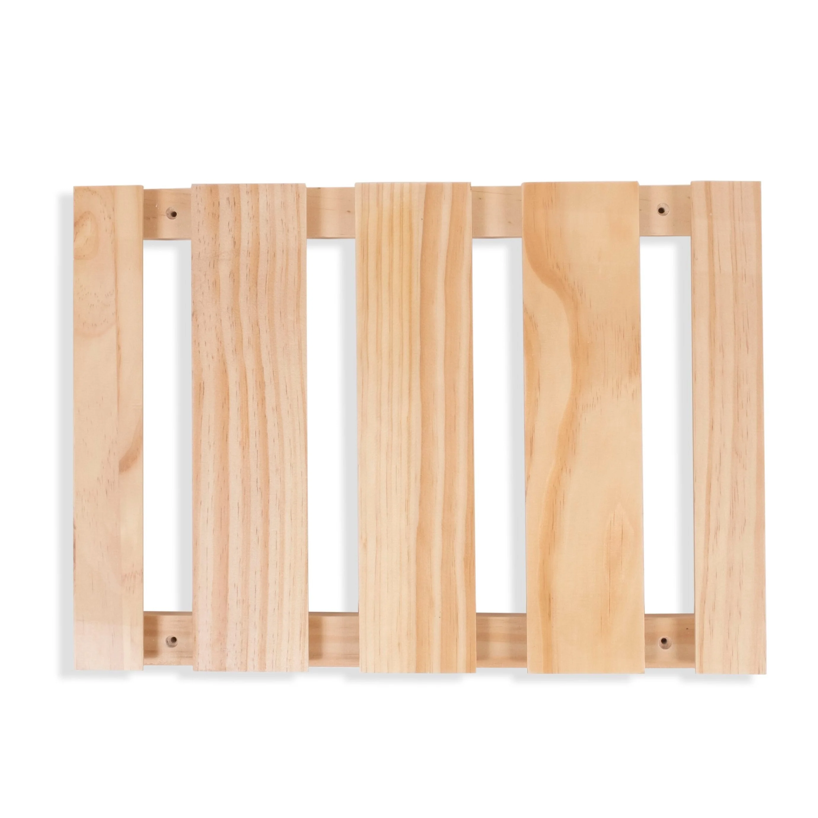 Rustic State Under Cabinet Wooden Stemware Rack Holder 17