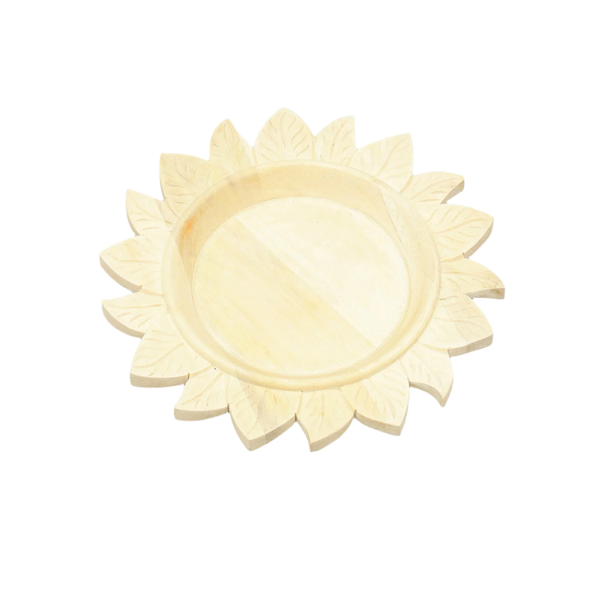 Sunburst Handcrafted 13 Wood Charger Plate