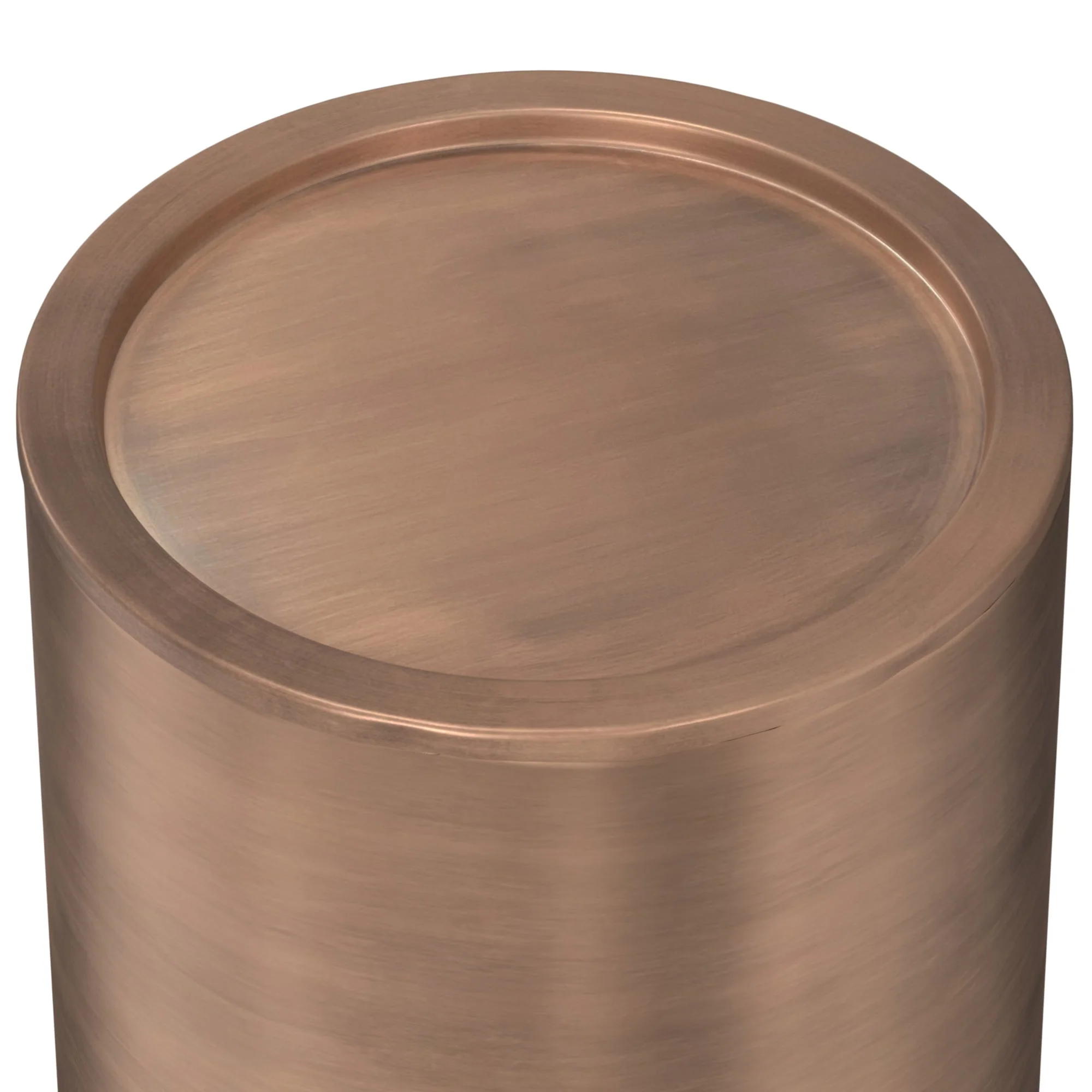 Hyperion Side Table with Round Cylinder Shape