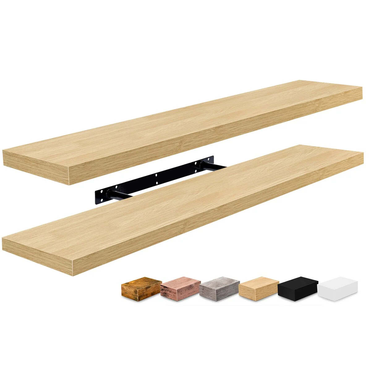 Sorbus Long Floating Shelves for Wall Set of 2 - 35