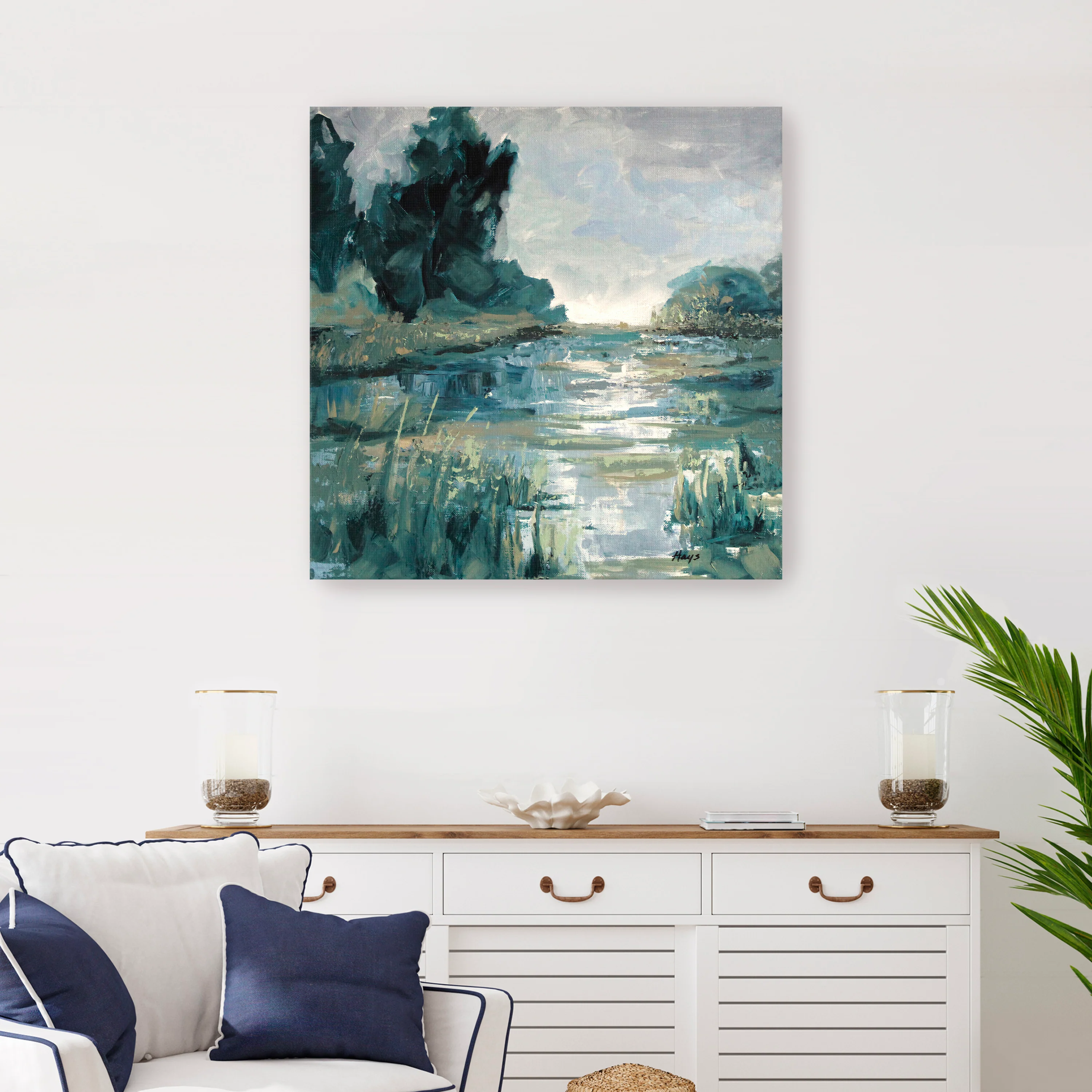 Enlightened View Canvas Giclee