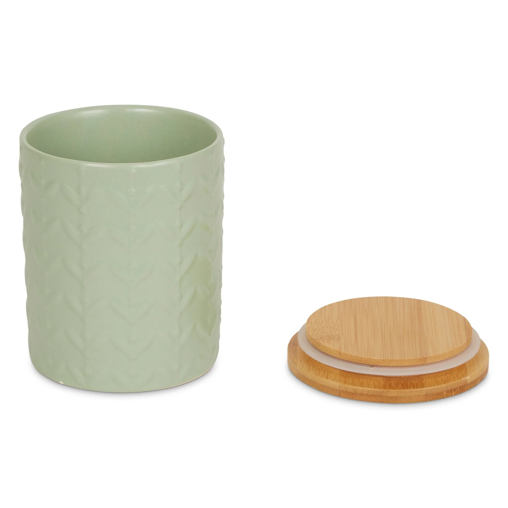 Retro Vine Texture Ceramic Canister (Set of 3)