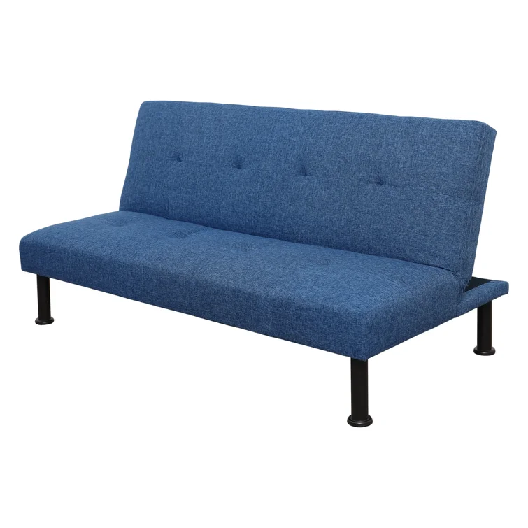 Iselys Twin 64'' Upholstered Tight Back Convertible Sofa