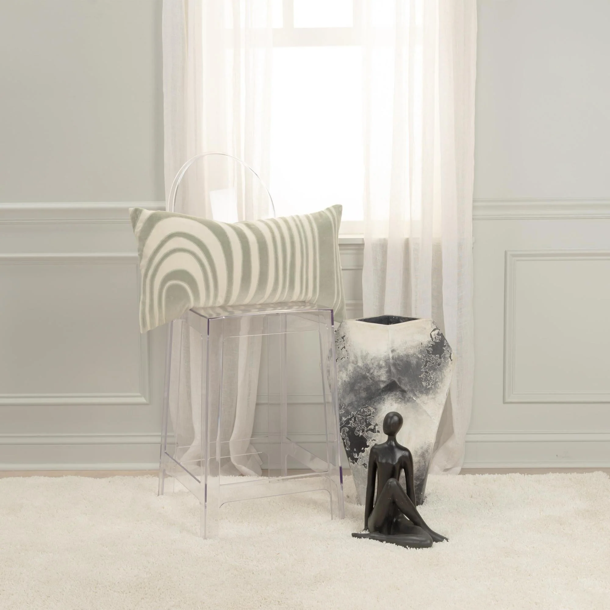 Woven Abstract Throw Pillow