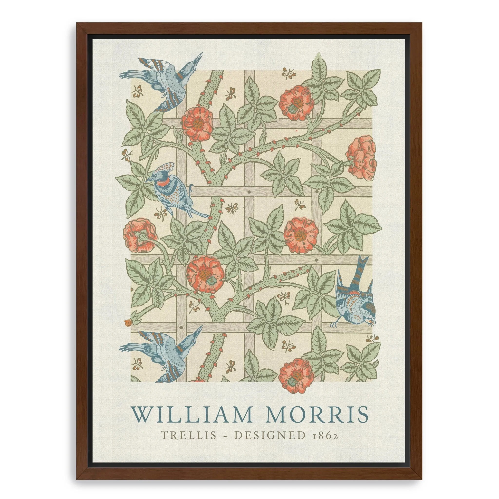Trellis Canvas Giclee Wall Art