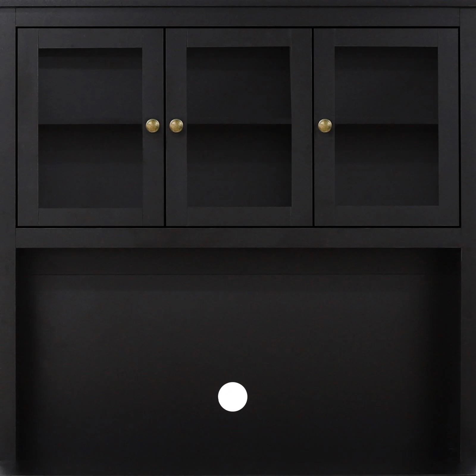 VEIKOUS Pantry Kitchen Cabinet Storage with Microwave Stand and 3 Adjustable Shelves