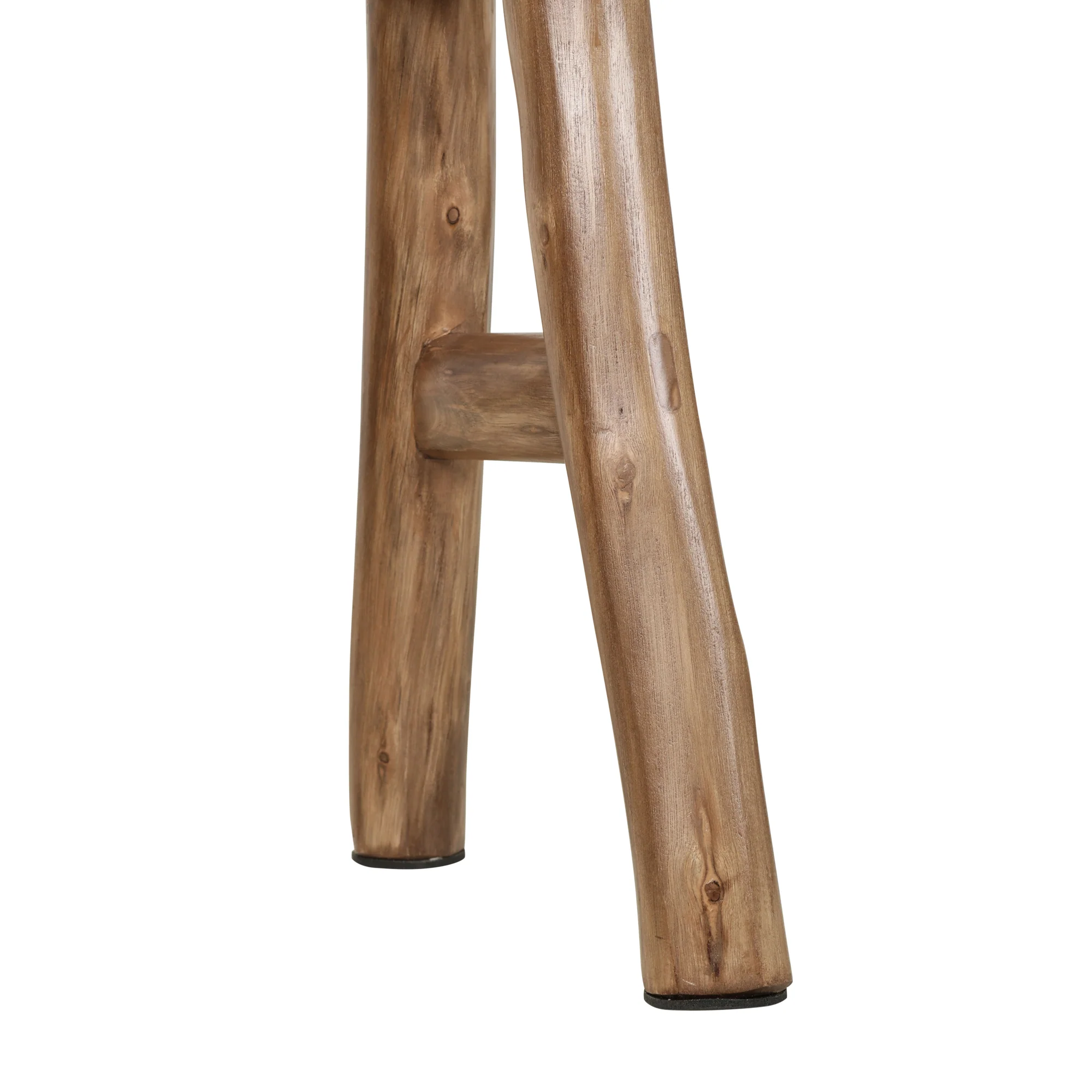 Narrow Solid Wood A-Frame Bench