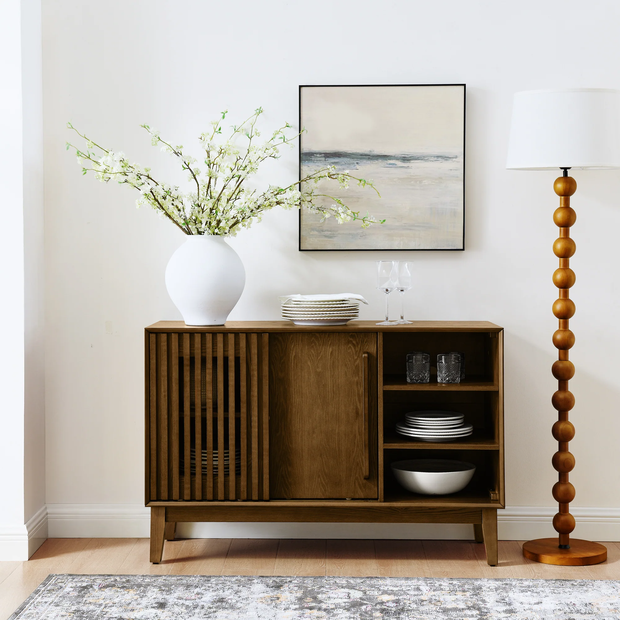 Farmhouse Sideboard Buffet Cabinet