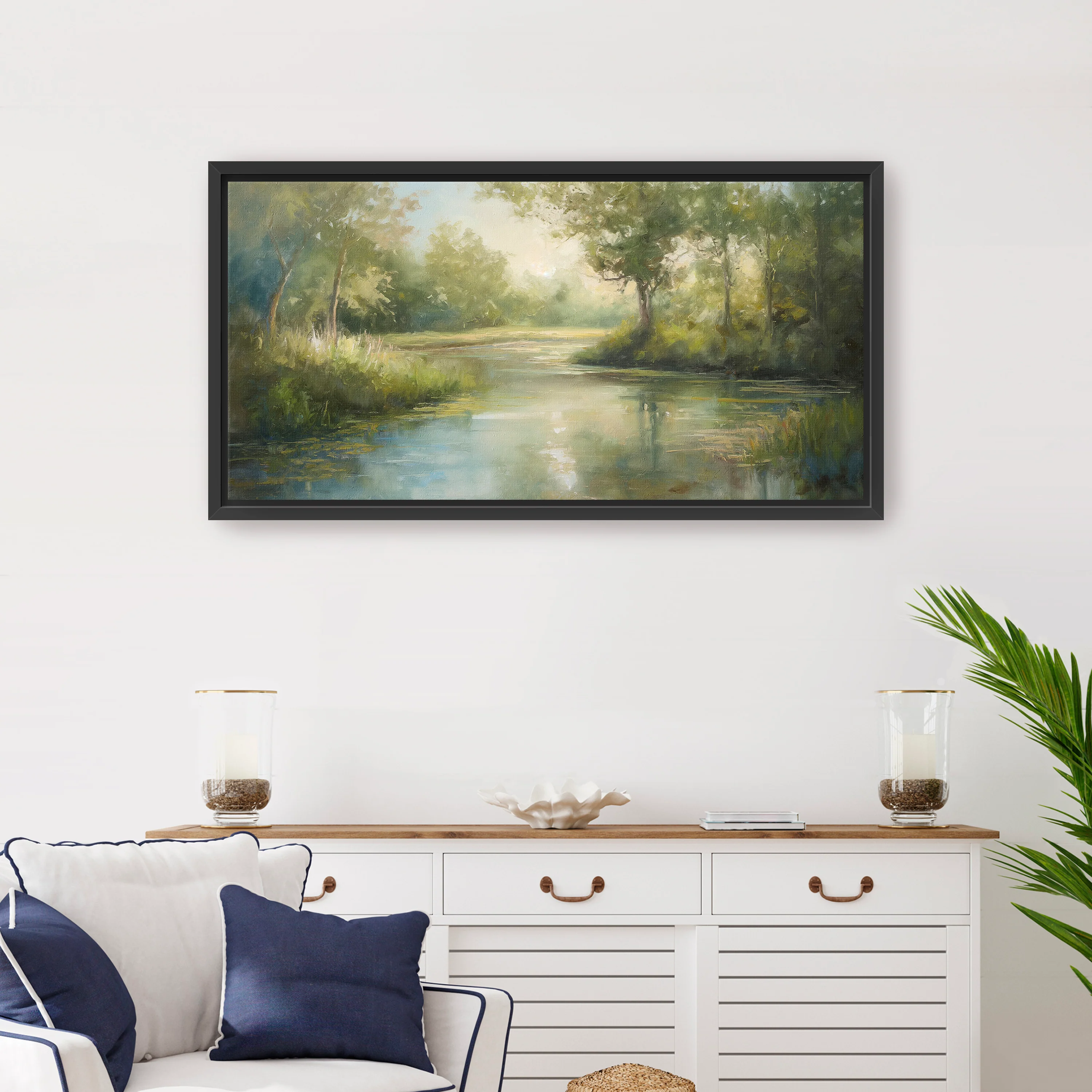 Peaceful Currents Canvas Giclee