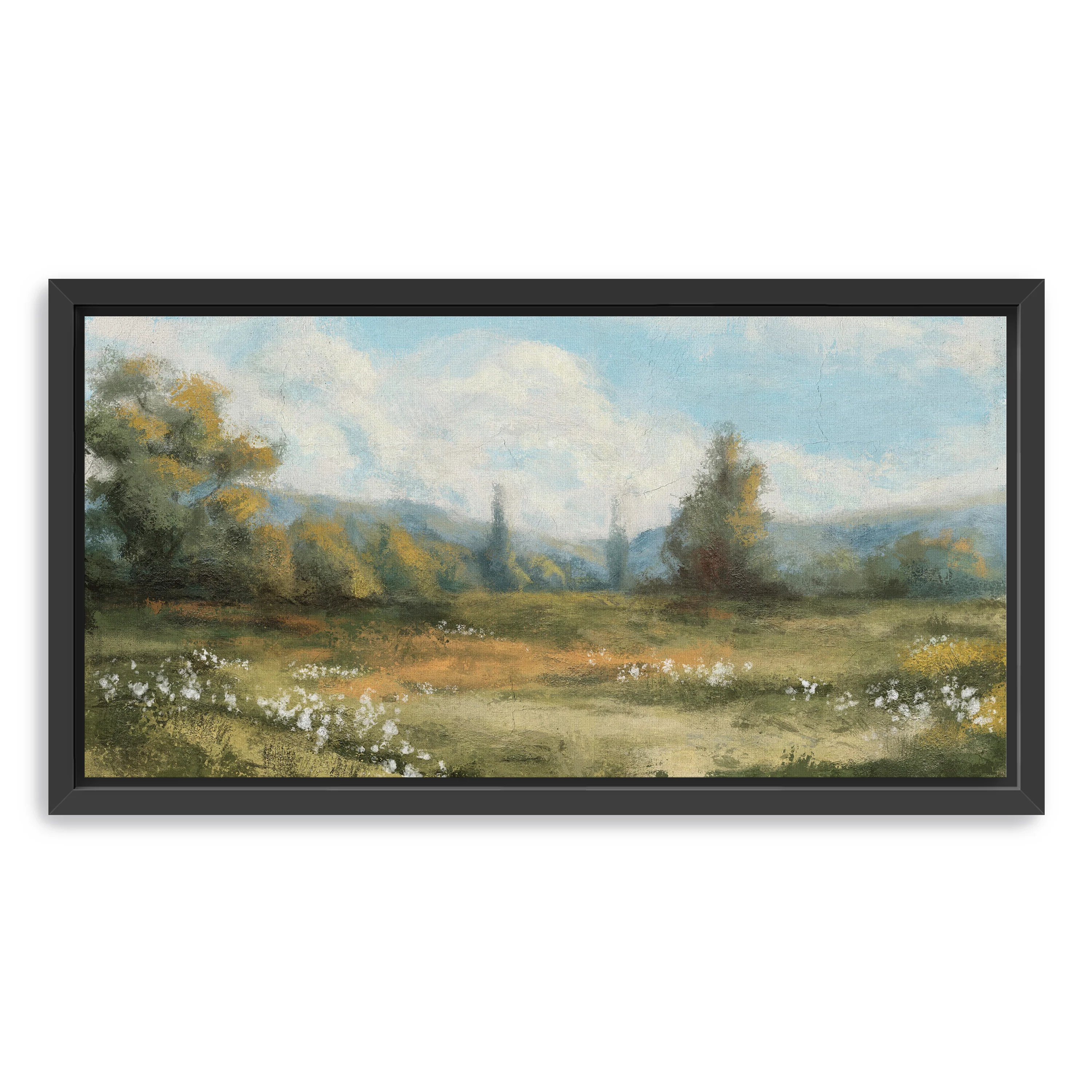 Abstract Panoramic Field Canvas Giclee