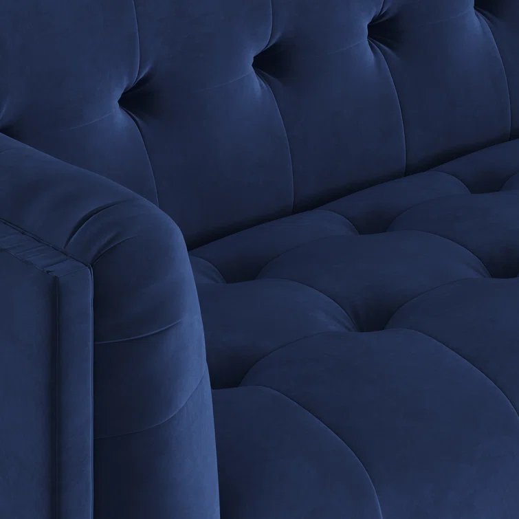 George 82'' Velvet Sofa