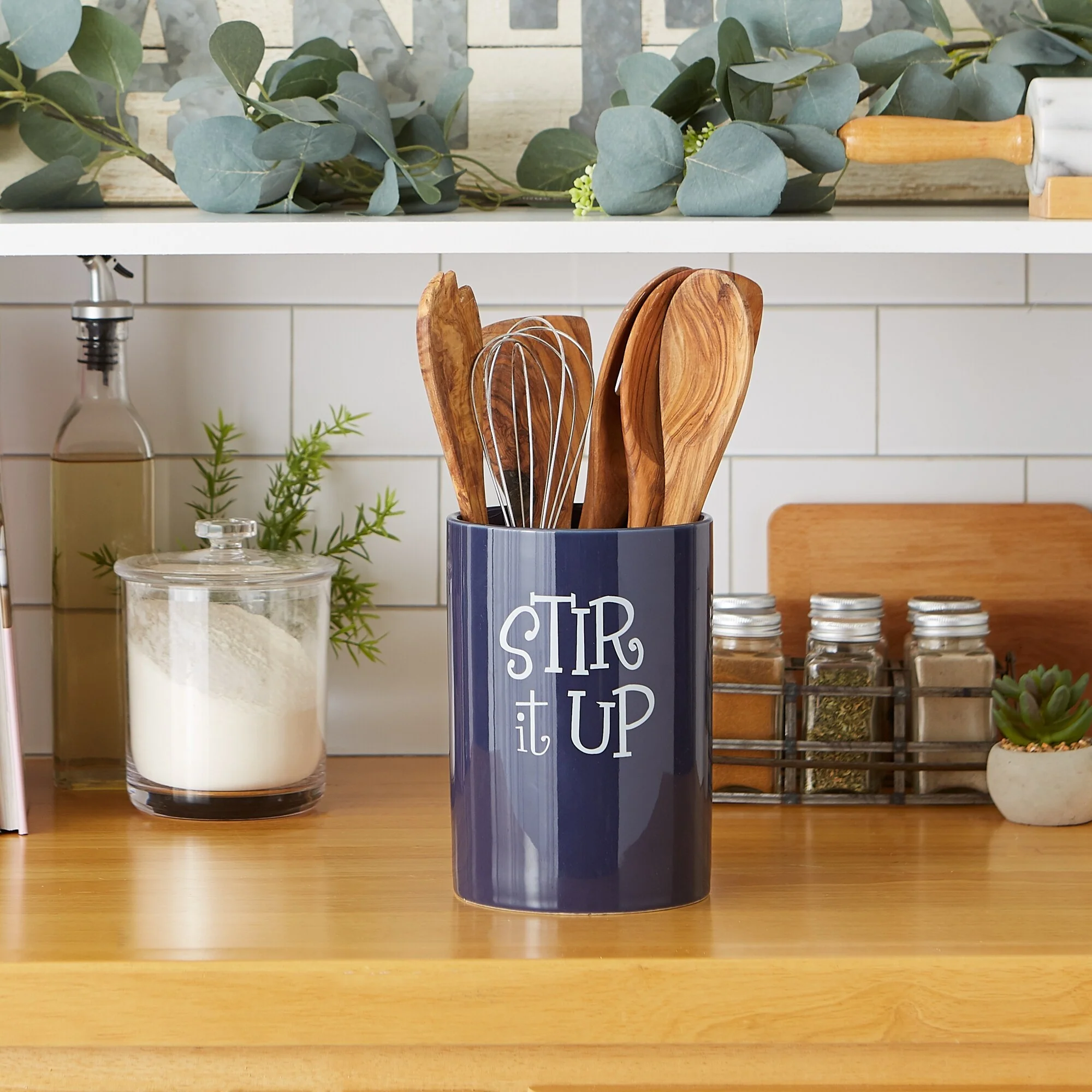 DII Stir It Up Ceramic Utensil Holder