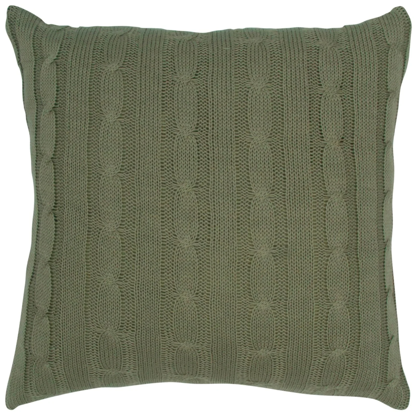 Knitted Cotton Cable Knit Decorative Throw Pillow