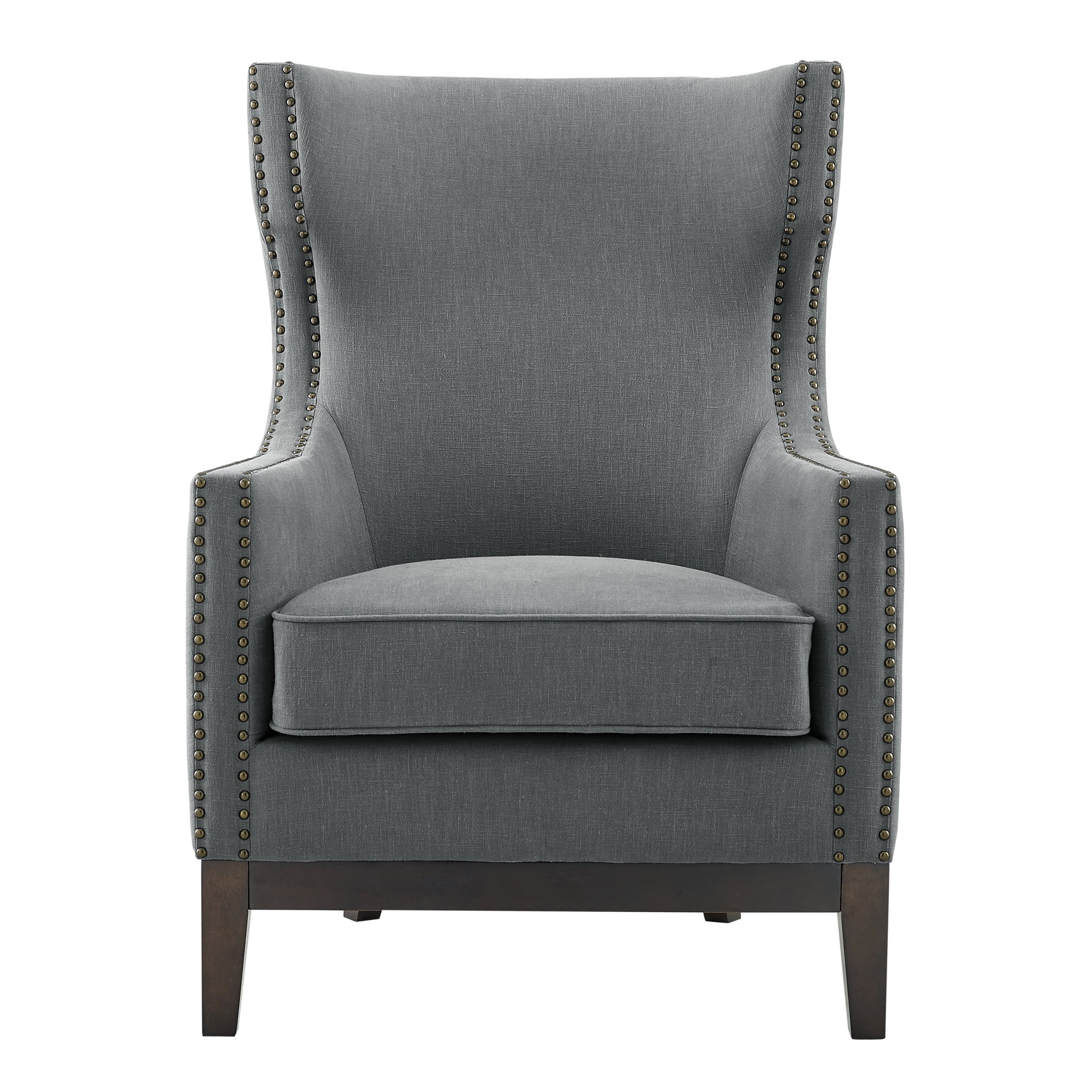 Roswell Linen Wingback Chair