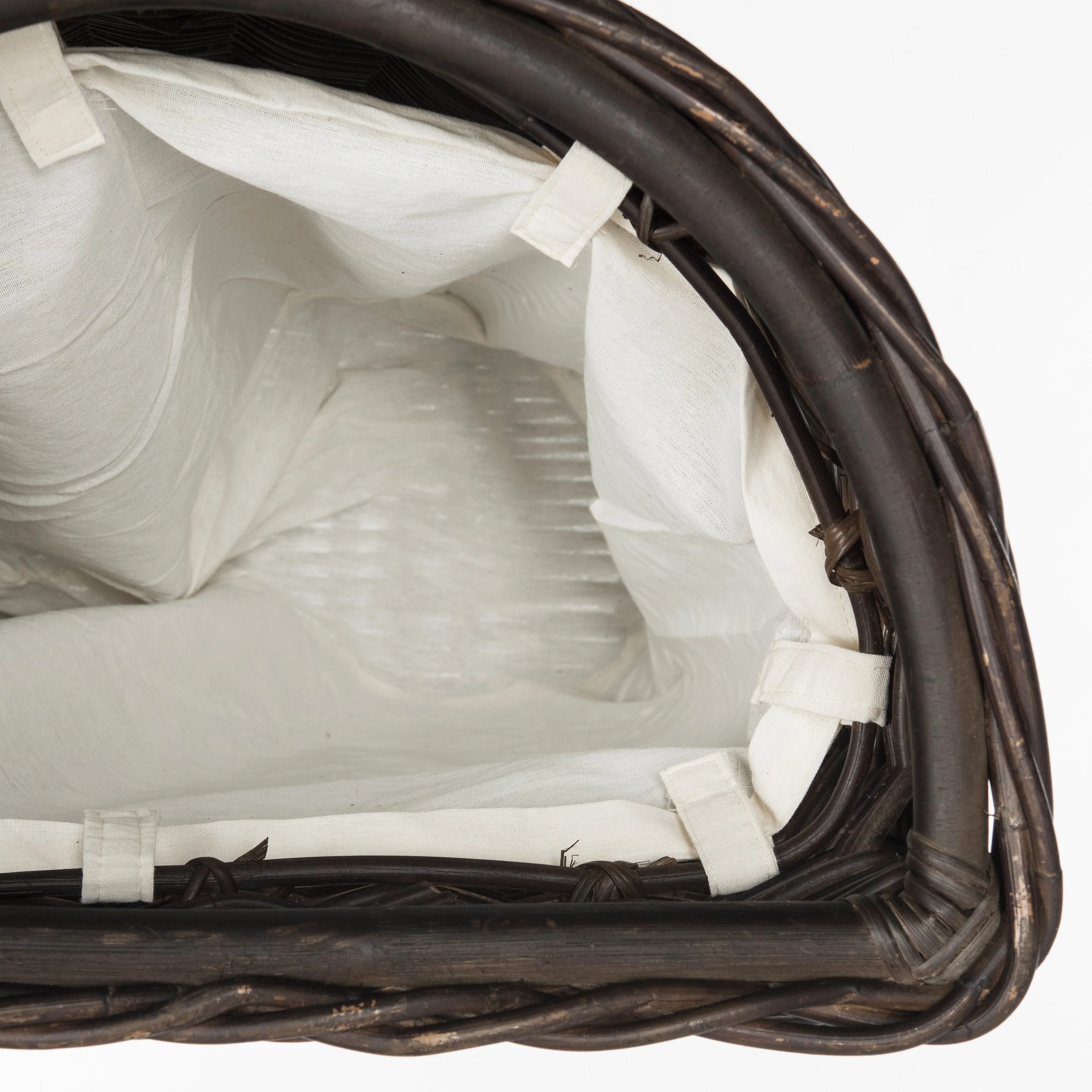 SAFAVIEH Donatienne Natural Rattan Brown Storage Hamper with Liners - 20.5