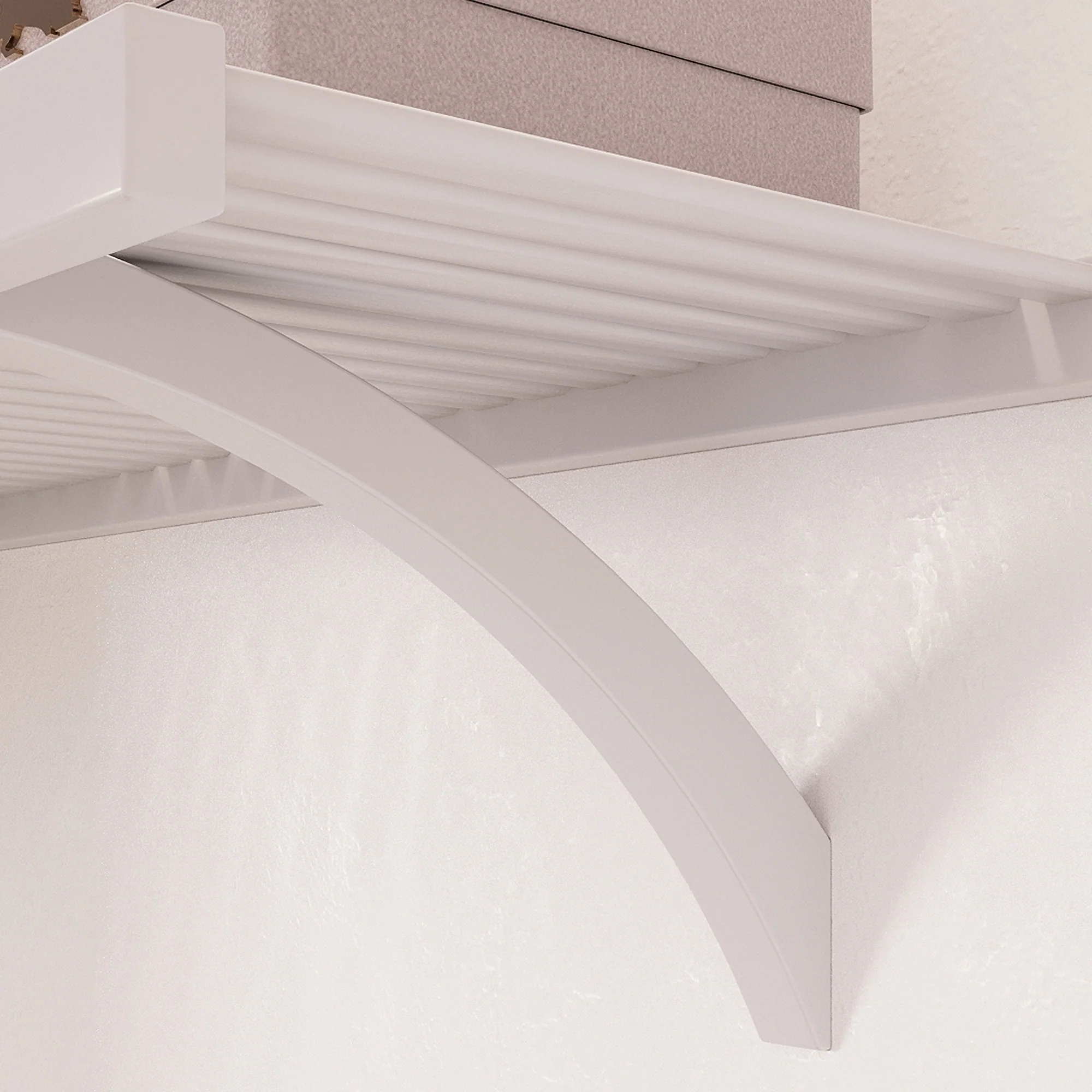 John Louis Home Solid Wood Reach-In Closet System with 4-Drawers White