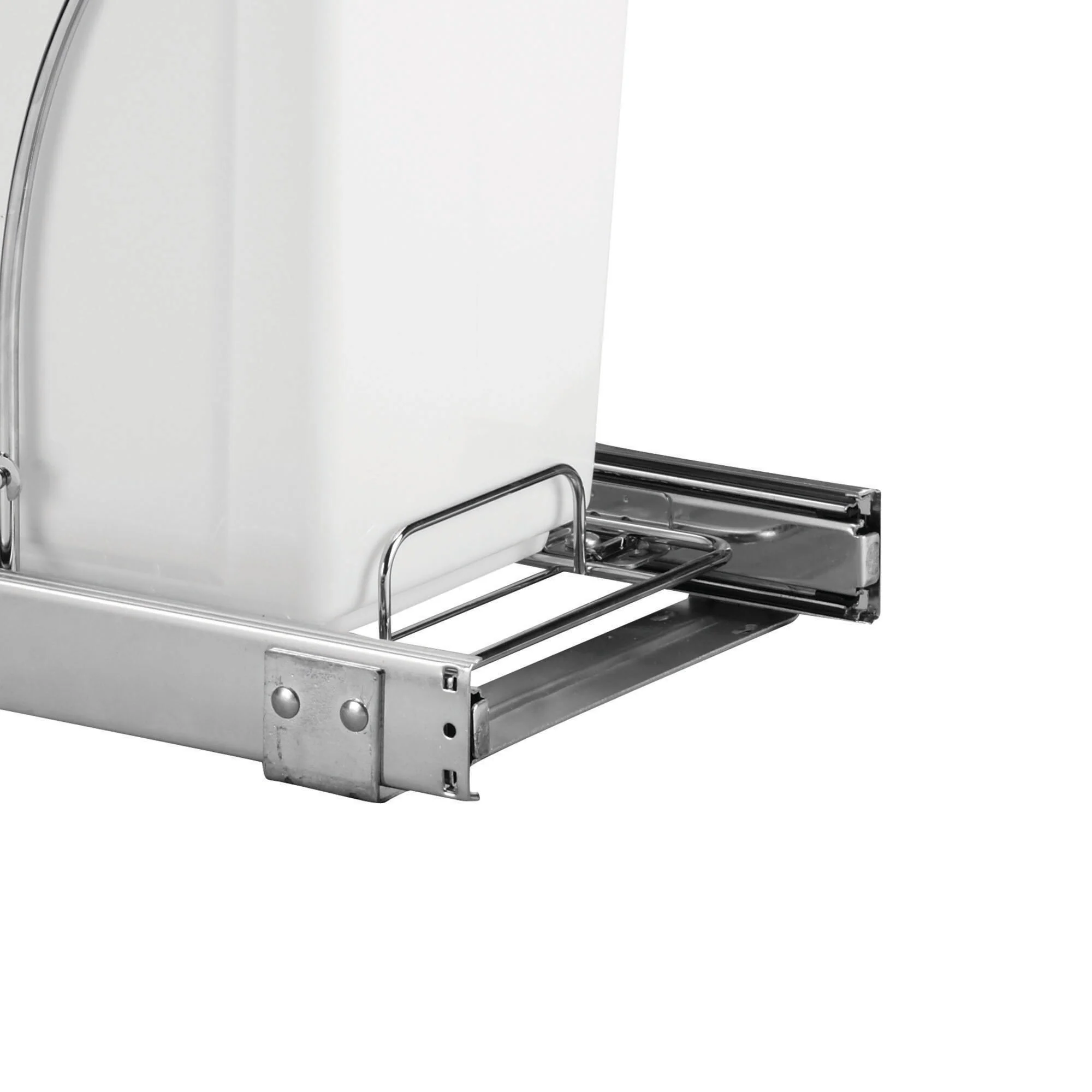 Household Essentials Pull Out Trash Can with Under-Cabinet Caddy