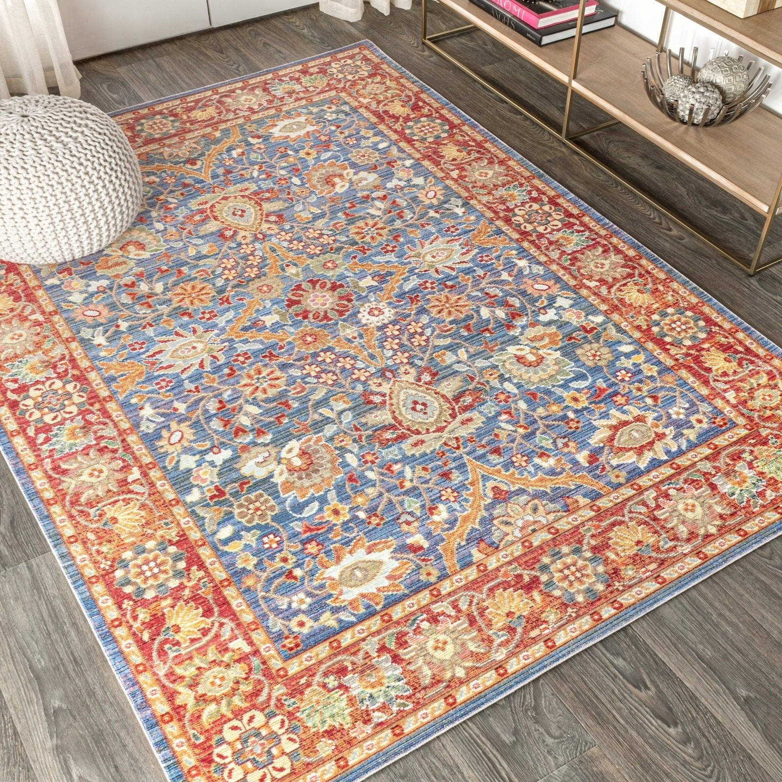 Irving Persian PlumTerracotta Area Rug