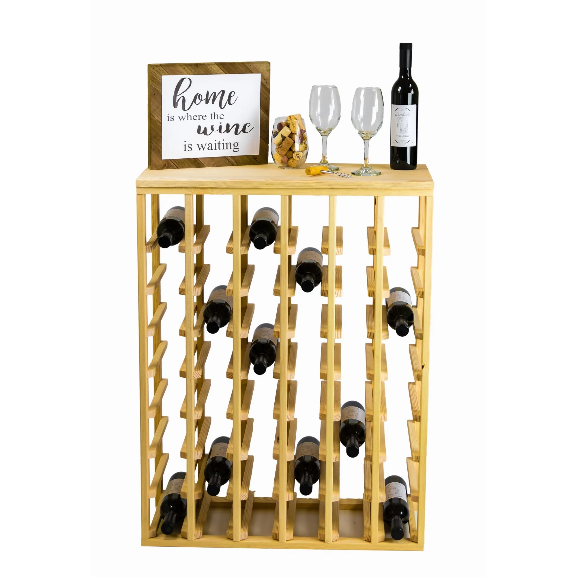 Creekside 48 Bottle Table Top Wine Rack