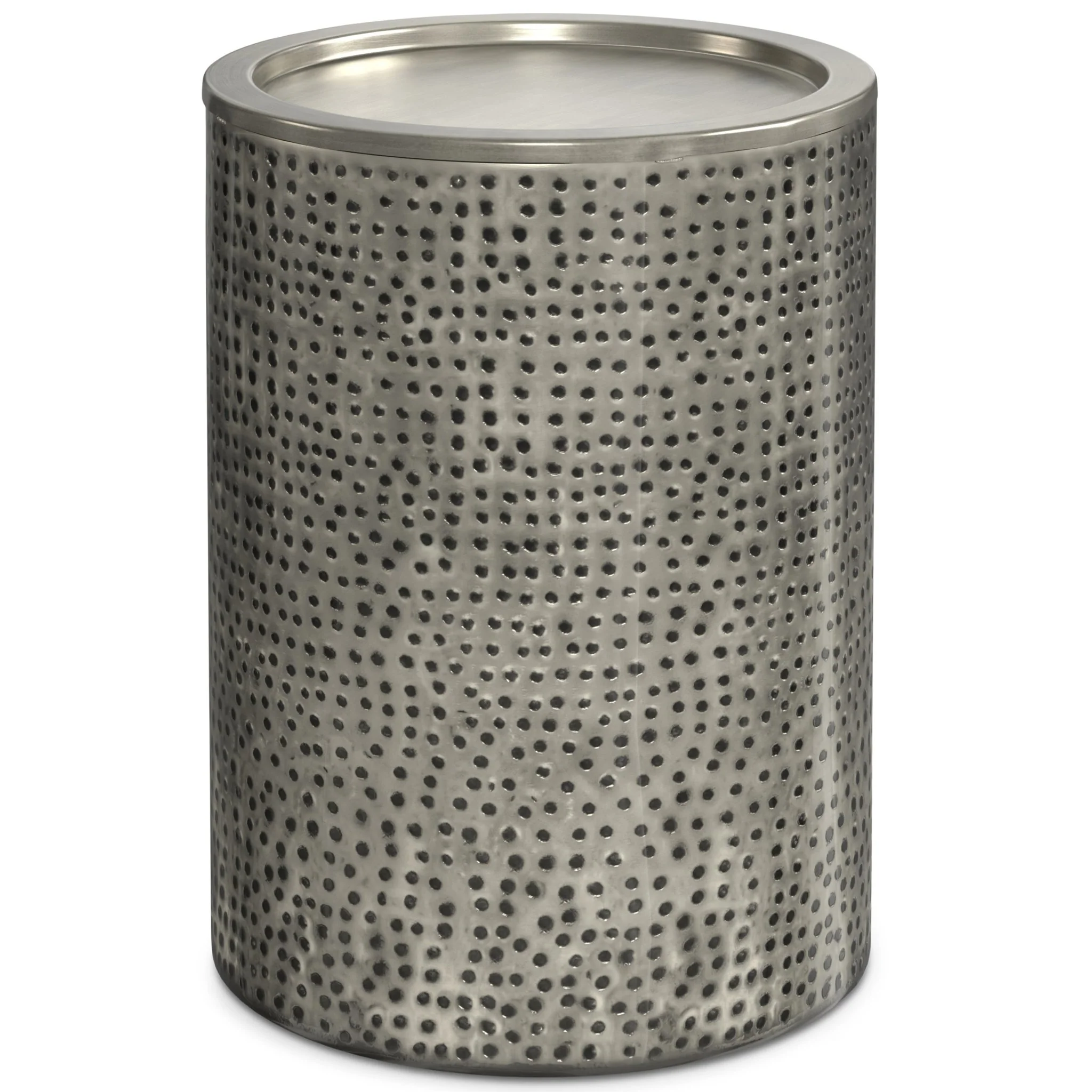 Hyperion Side Table with Round Cylinder Shape