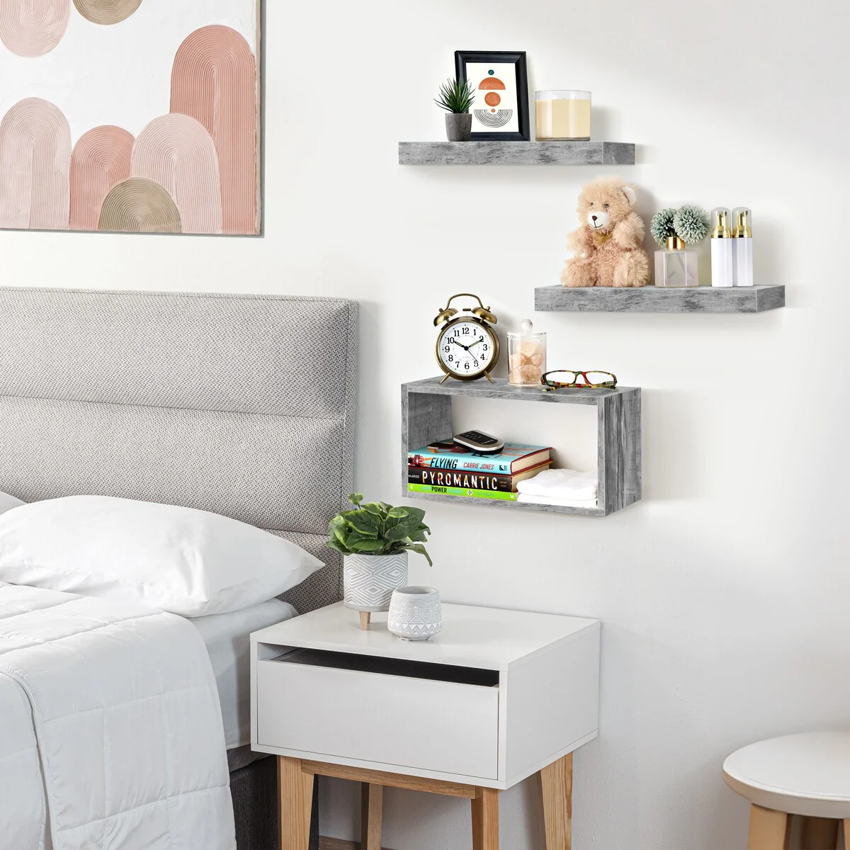 Sorbus Floating Shelves for Wall Set of 3 - 16
