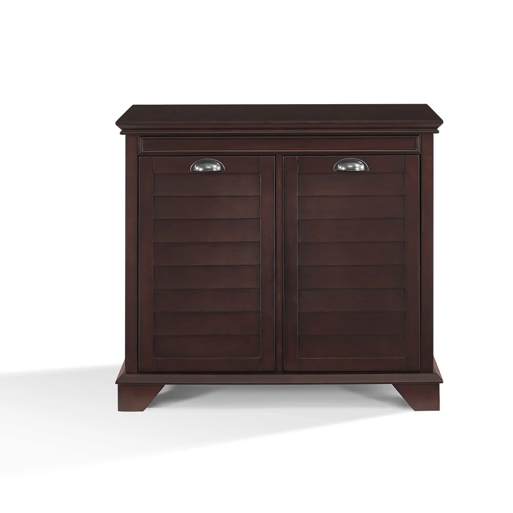 Crosley Lydia Espresso Linen Hamper