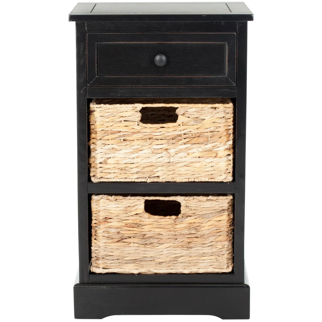 SAFAVIEH Alverta Grey 3-Drawer Storage Table - 15.9