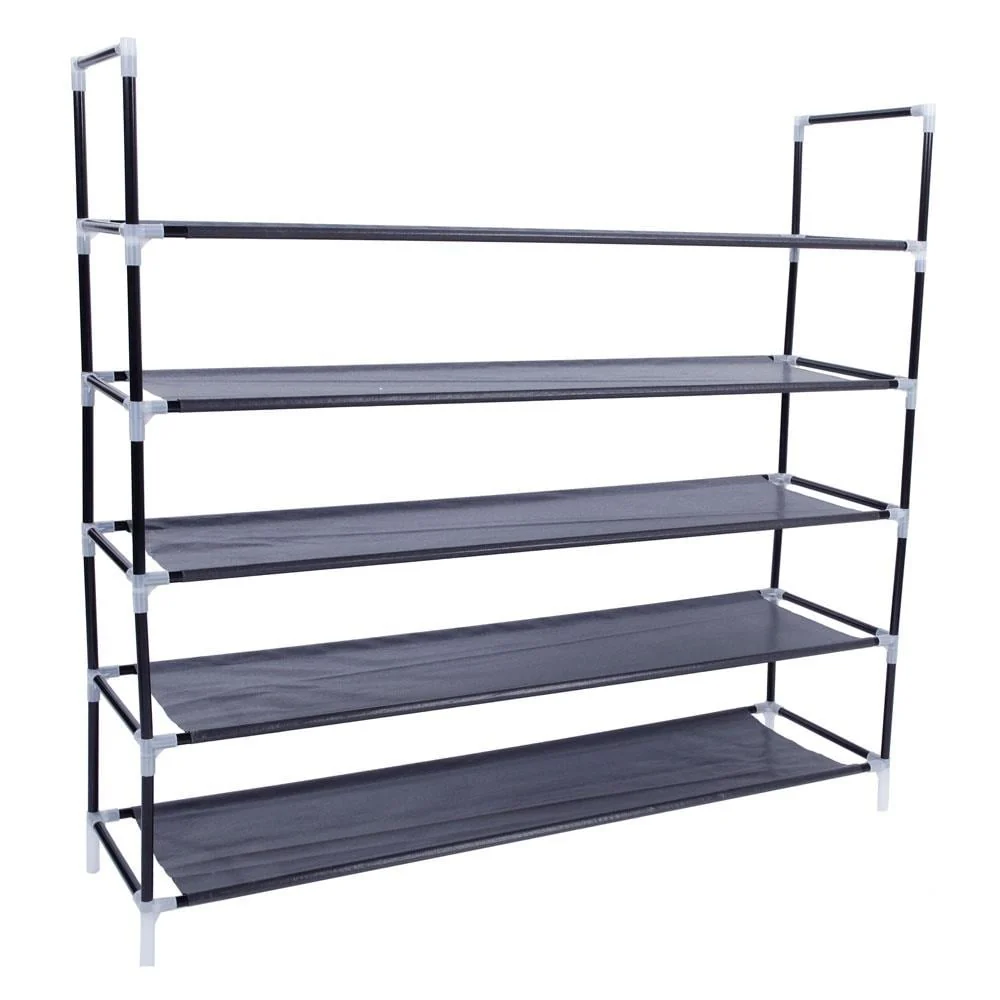 3/5/6/8/9/10-tier Extra-wide Metal/Non-woven Fabric Shoe Rack