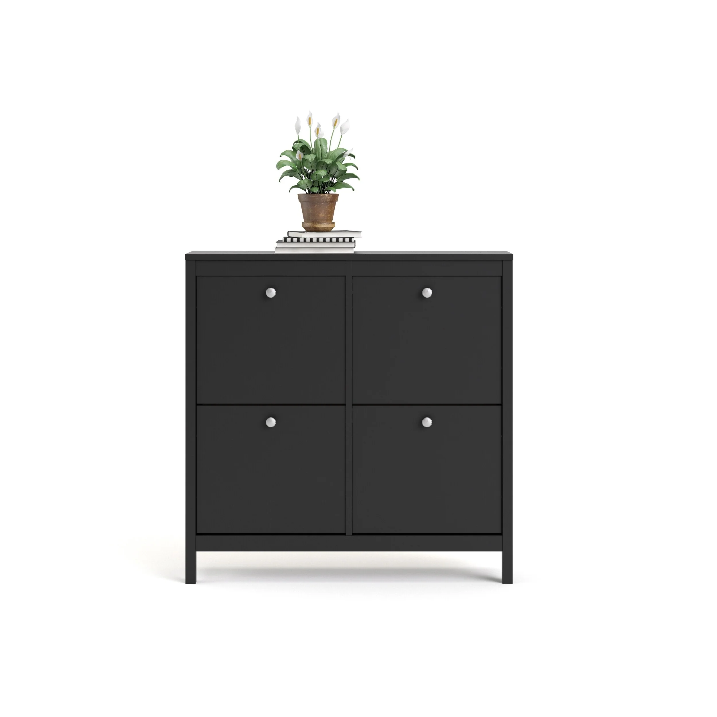 Porch & Den Madrid 4-Drawer Shoe Cabinet