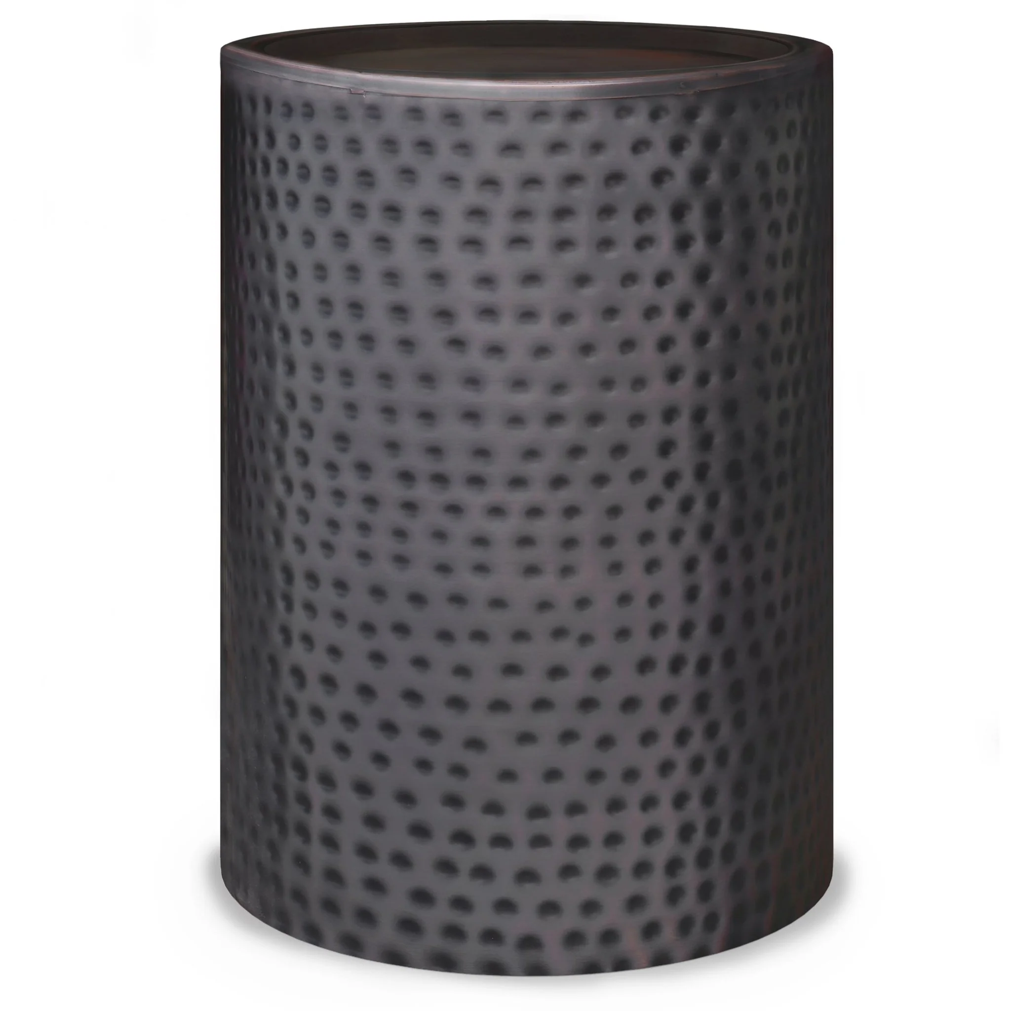 Hyperion Side Table with Round Cylinder Shape
