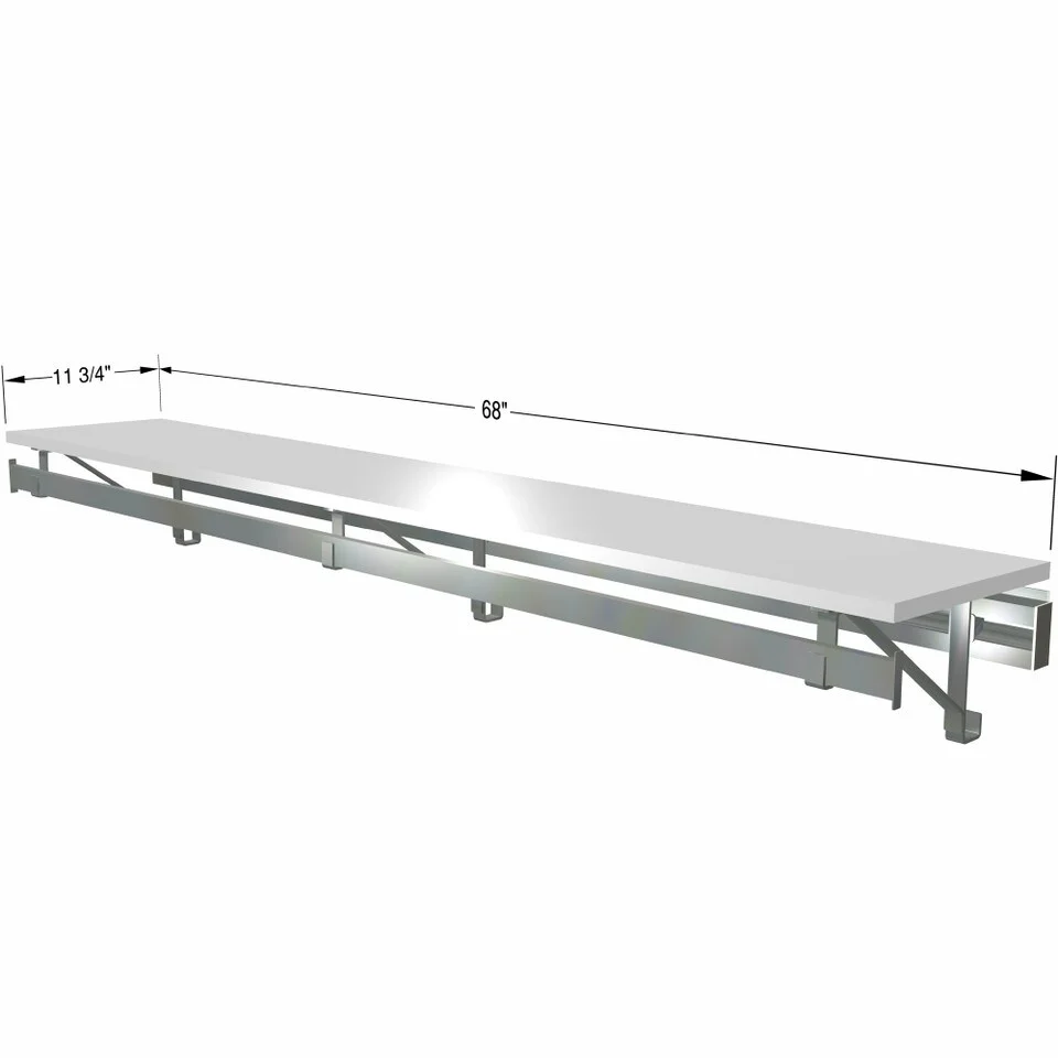 arrange a SPACE RCMSY Single Shelf-Hang Closet System