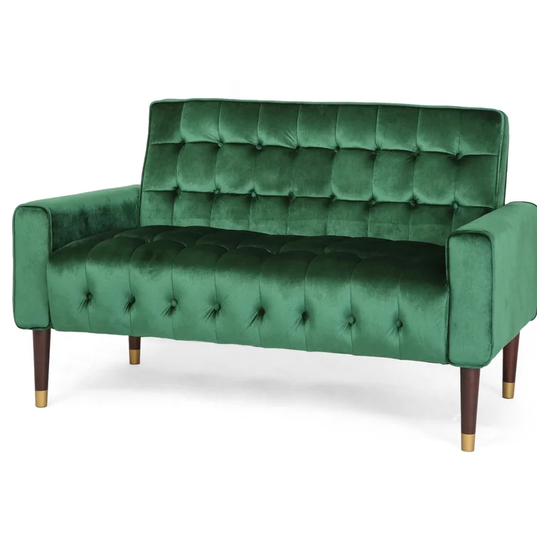 Papillion 51.75'' Velvet Loveseat