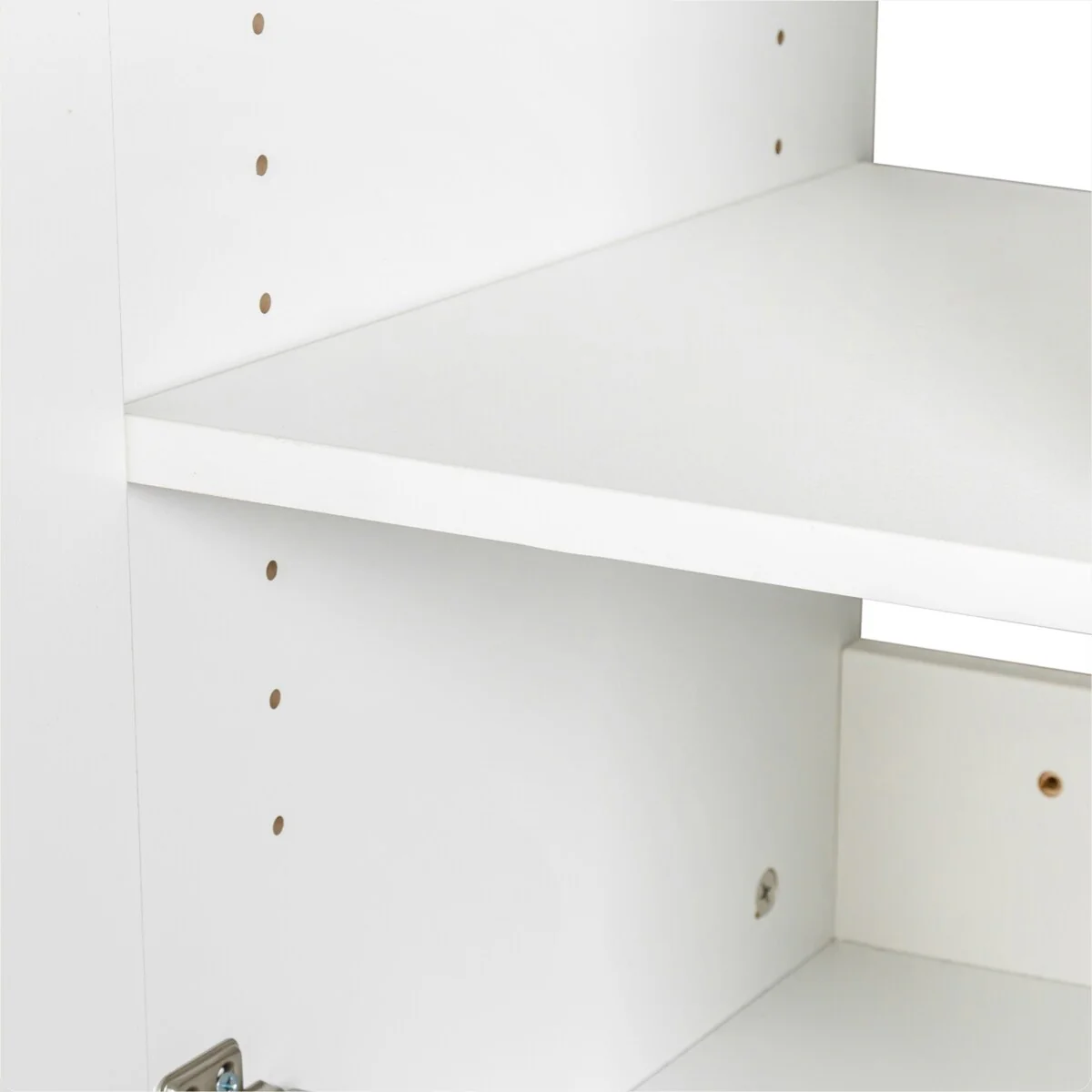 Stackable Wood Wall Mounted Storage Cabinet,White